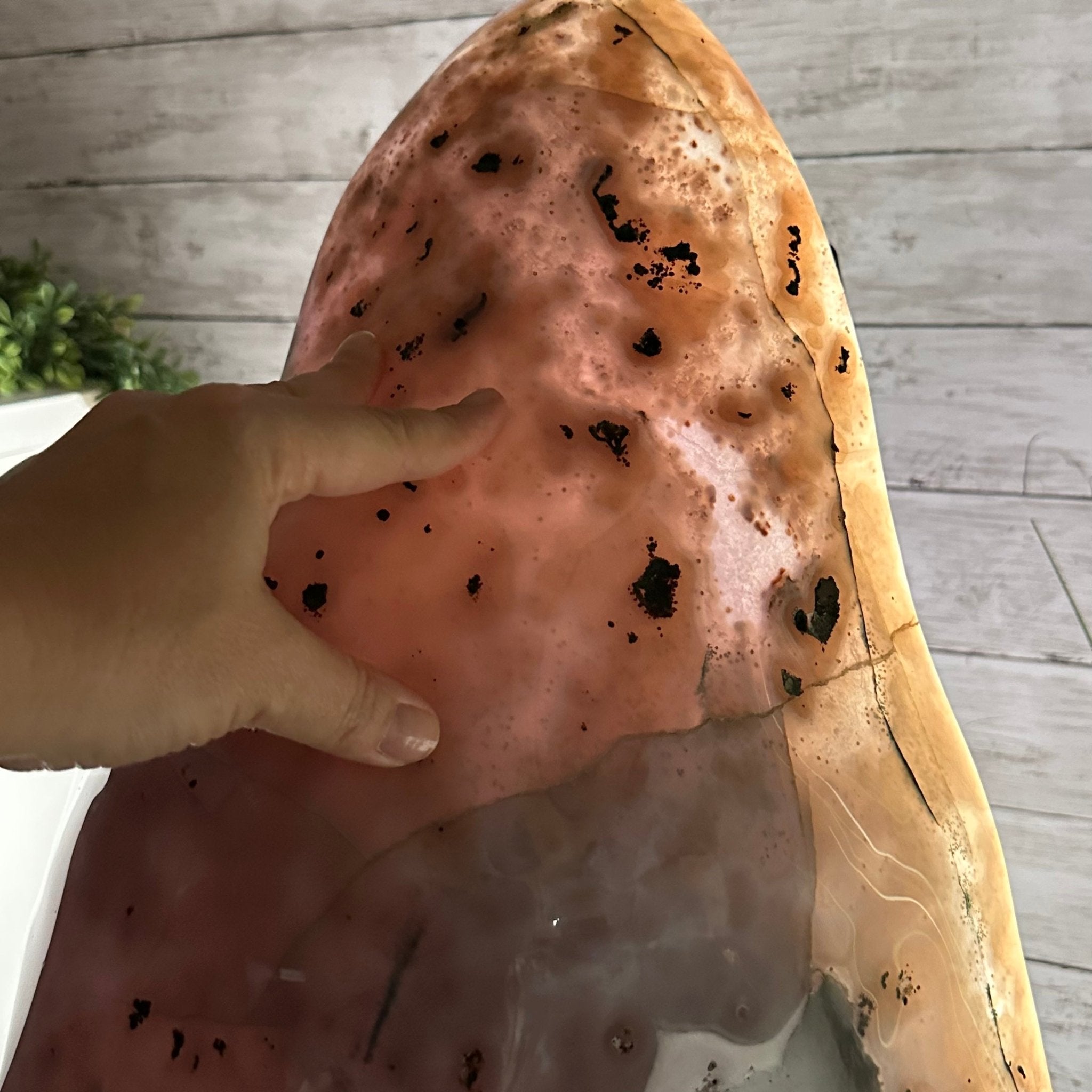 Extra Plus Quality Polished Brazilian Amethyst Cathedral, 116.9 lbs & 20.6" tall Model #5602-0011 by Brazil Gems - Brazil GemsBrazil GemsExtra Plus Quality Polished Brazilian Amethyst Cathedral, 116.9 lbs & 20.6" tall Model #5602-0011 by Brazil GemsPolished Cathedrals5602-0011