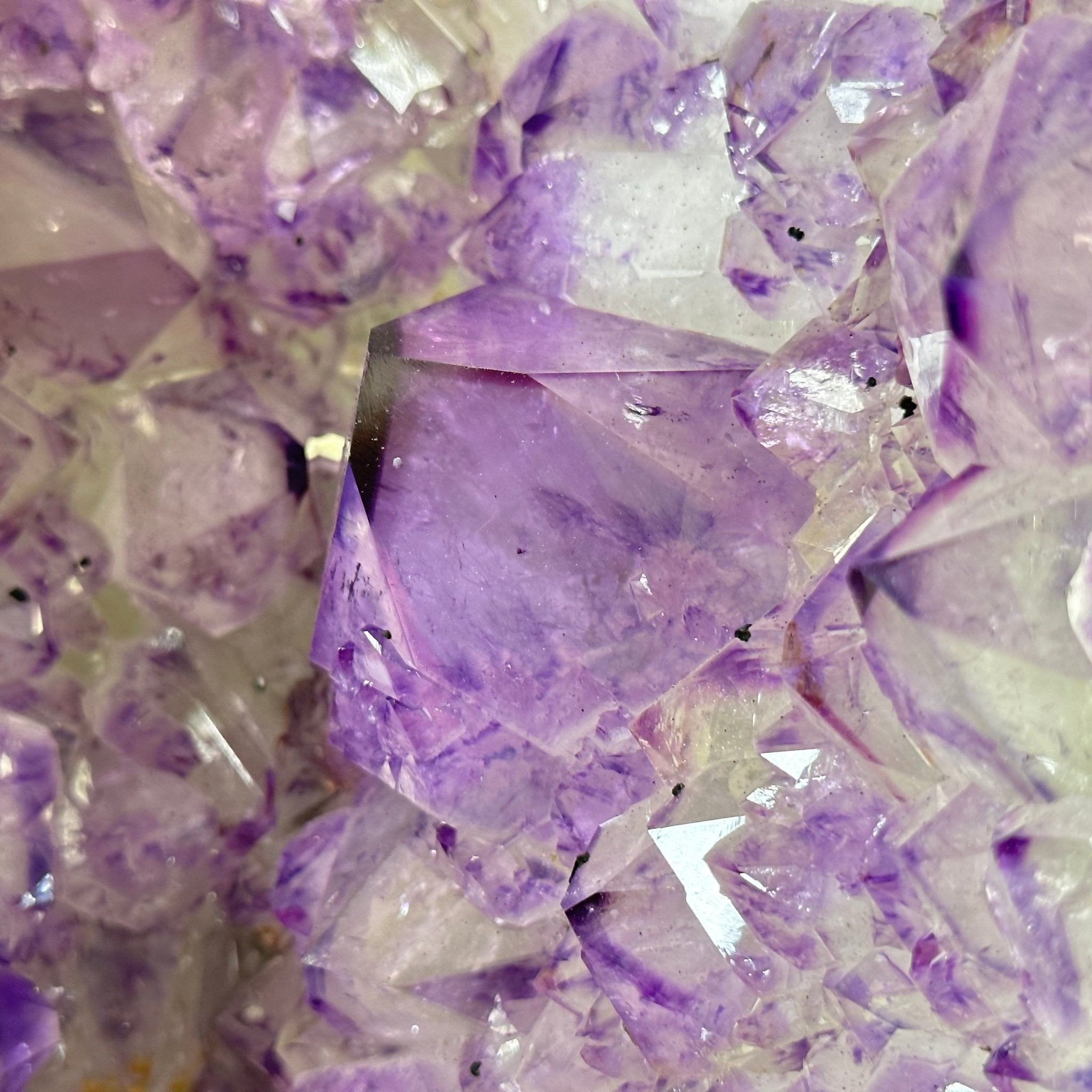 Extra Plus Quality Polished Brazilian Amethyst Cathedral, 148.2 lbs & 37.5" tall Model #5602-0183 by Brazil Gems - Brazil GemsBrazil GemsExtra Plus Quality Polished Brazilian Amethyst Cathedral, 148.2 lbs & 37.5" tall Model #5602-0183 by Brazil GemsPolished Cathedrals5602-0183