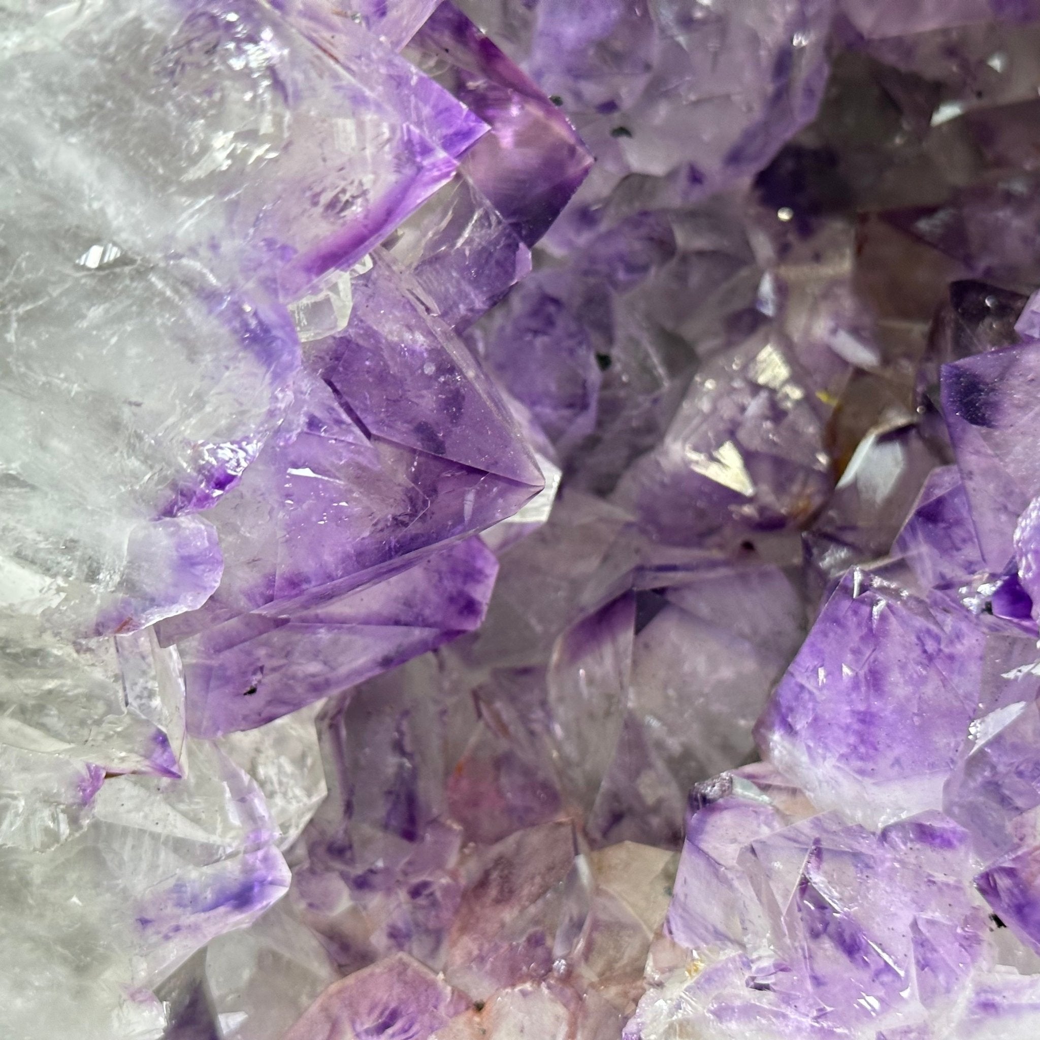 Extra Plus Quality Polished Brazilian Amethyst Cathedral, 148.2 lbs & 37.5" tall Model #5602-0183 by Brazil Gems - Brazil GemsBrazil GemsExtra Plus Quality Polished Brazilian Amethyst Cathedral, 148.2 lbs & 37.5" tall Model #5602-0183 by Brazil GemsPolished Cathedrals5602-0183