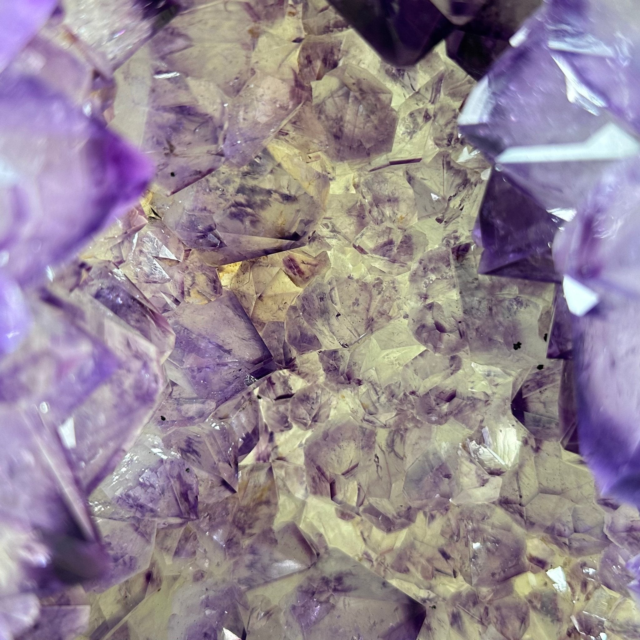 Extra Plus Quality Polished Brazilian Amethyst Cathedral, 148.2 lbs & 37.5" tall Model #5602-0183 by Brazil Gems - Brazil GemsBrazil GemsExtra Plus Quality Polished Brazilian Amethyst Cathedral, 148.2 lbs & 37.5" tall Model #5602-0183 by Brazil GemsPolished Cathedrals5602-0183