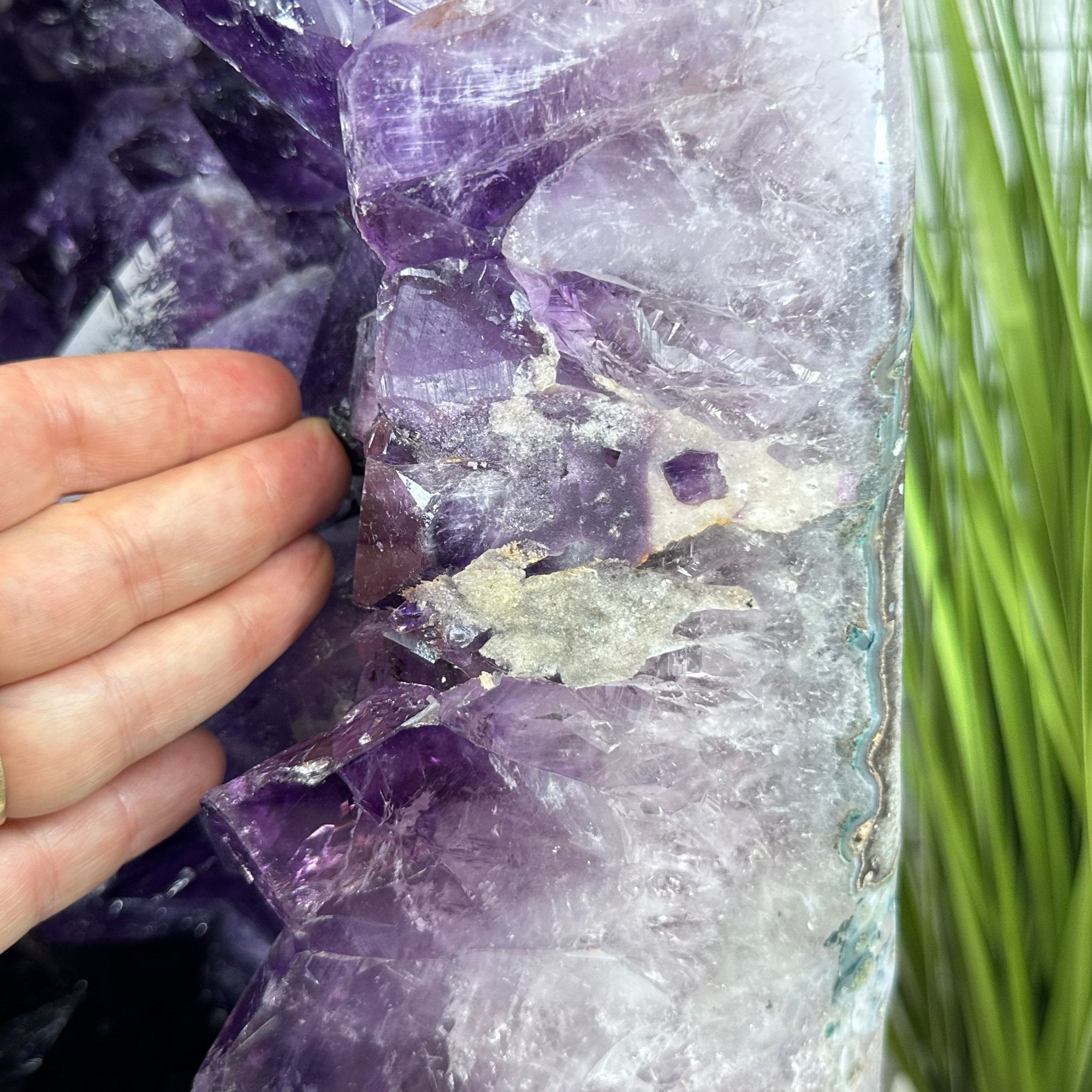 Extra Plus Quality Polished Brazilian Amethyst Cathedral, 165.3 lbs & 25.25" tall Model #5602-0019 by Brazil Gems - Brazil GemsBrazil GemsExtra Plus Quality Polished Brazilian Amethyst Cathedral, 165.3 lbs & 25.25" tall Model #5602-0019 by Brazil GemsPolished Cathedrals5602-0019