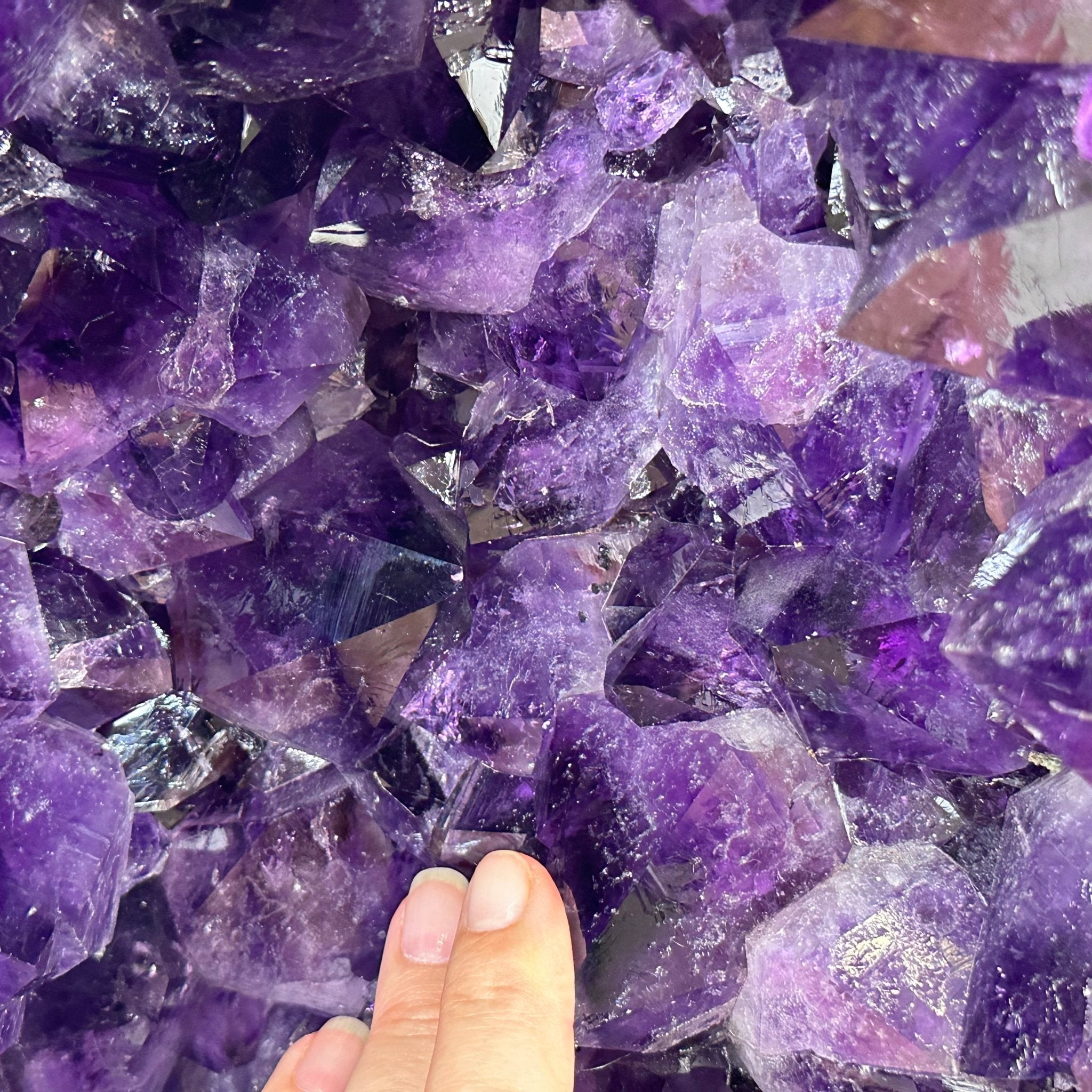 Extra Plus Quality Polished Brazilian Amethyst Cathedral, 165.3 lbs & 25.25" tall Model #5602-0019 by Brazil Gems - Brazil GemsBrazil GemsExtra Plus Quality Polished Brazilian Amethyst Cathedral, 165.3 lbs & 25.25" tall Model #5602-0019 by Brazil GemsPolished Cathedrals5602-0019