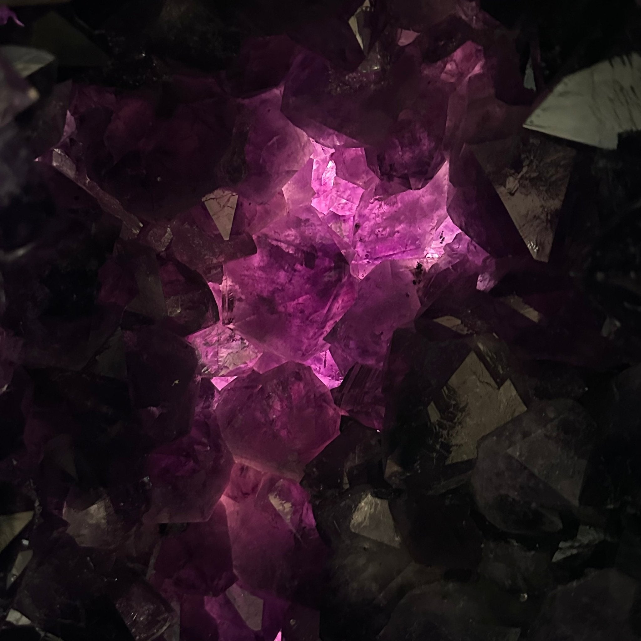 Extra Plus Quality Polished Brazilian Amethyst Cathedral, 165.3 lbs & 25.25" tall Model #5602-0019 by Brazil Gems - Brazil GemsBrazil GemsExtra Plus Quality Polished Brazilian Amethyst Cathedral, 165.3 lbs & 25.25" tall Model #5602-0019 by Brazil GemsPolished Cathedrals5602-0019