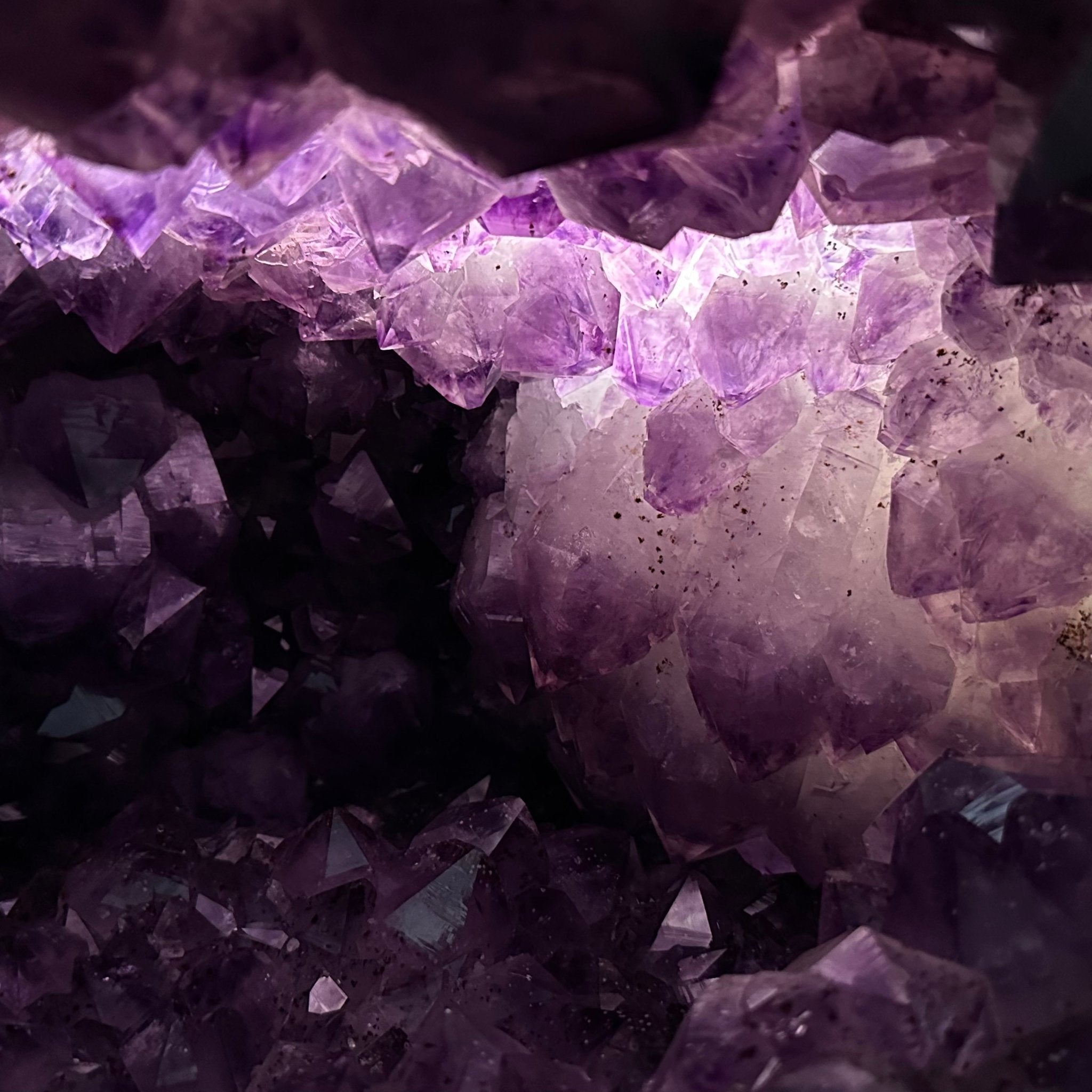 Extra Plus Quality Polished Brazilian Amethyst Cathedral, 186.8 lbs & 20.8" tall Model #5602-0185 by Brazil Gems - Brazil GemsBrazil GemsExtra Plus Quality Polished Brazilian Amethyst Cathedral, 186.8 lbs & 20.8" tall Model #5602-0185 by Brazil GemsPolished Cathedrals5602-0185