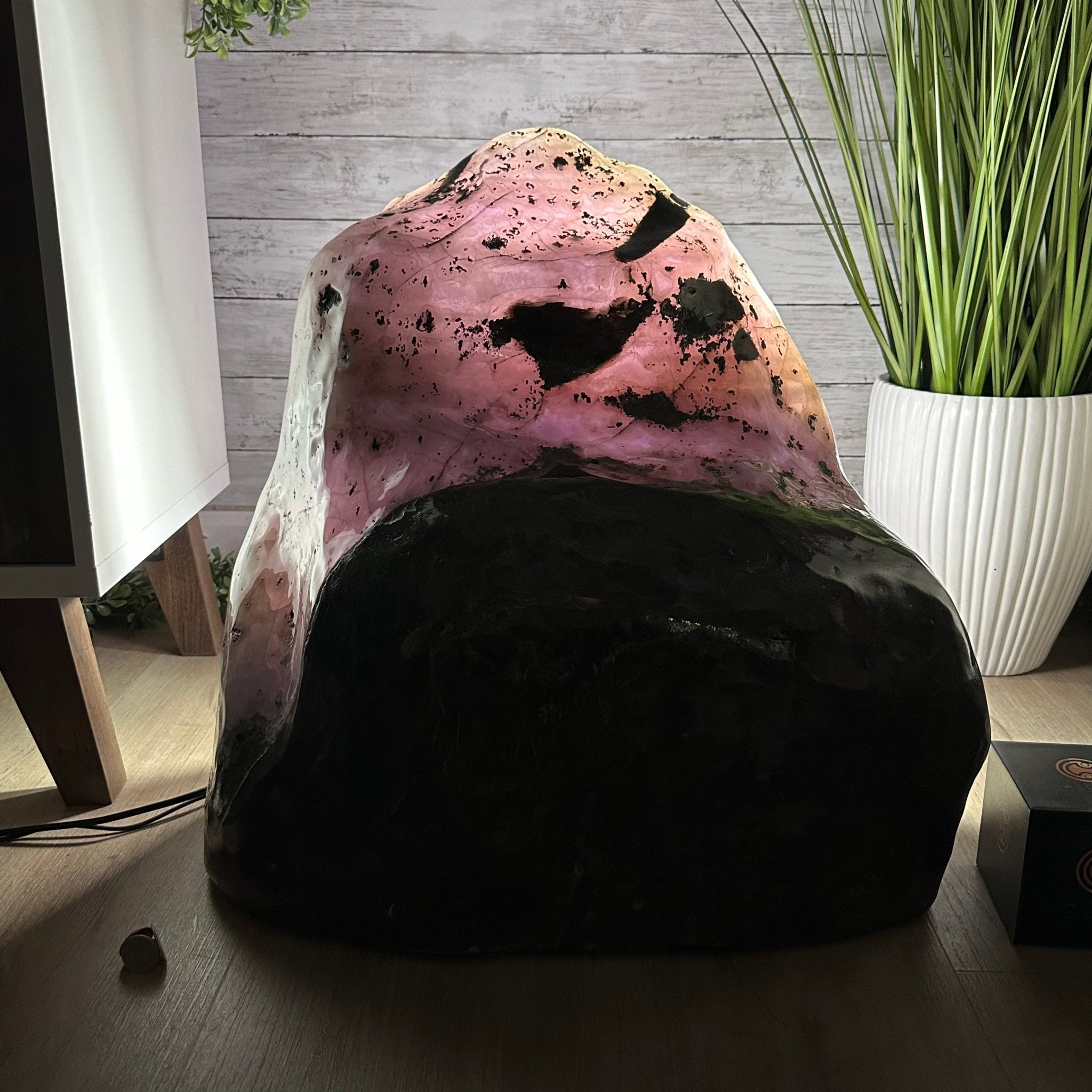 Extra Plus Quality Polished Brazilian Amethyst Cathedral, 186.8 lbs & 20.8" tall Model #5602-0185 by Brazil Gems - Brazil GemsBrazil GemsExtra Plus Quality Polished Brazilian Amethyst Cathedral, 186.8 lbs & 20.8" tall Model #5602-0185 by Brazil GemsPolished Cathedrals5602-0185