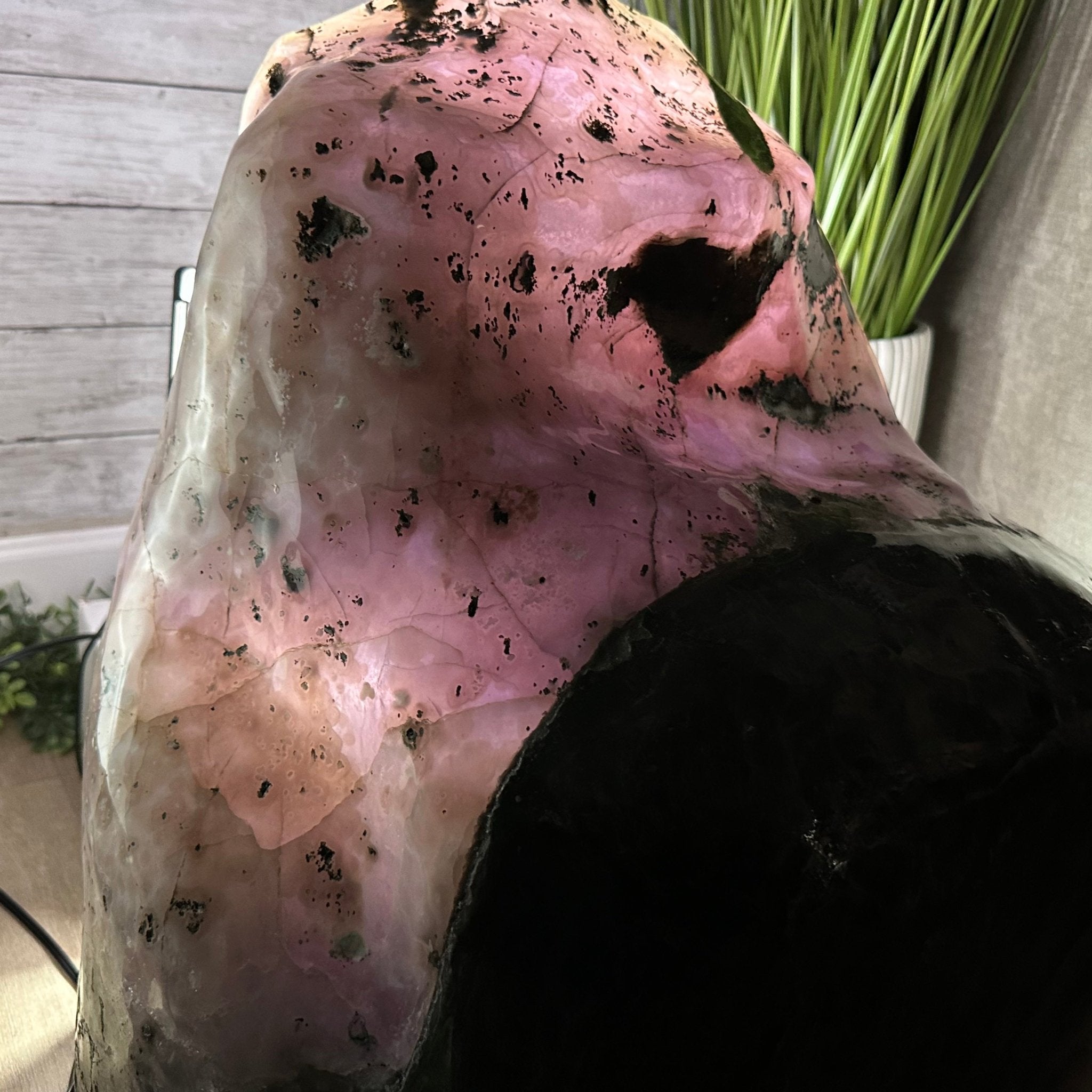 Extra Plus Quality Polished Brazilian Amethyst Cathedral, 186.8 lbs & 20.8" tall Model #5602-0185 by Brazil Gems - Brazil GemsBrazil GemsExtra Plus Quality Polished Brazilian Amethyst Cathedral, 186.8 lbs & 20.8" tall Model #5602-0185 by Brazil GemsPolished Cathedrals5602-0185