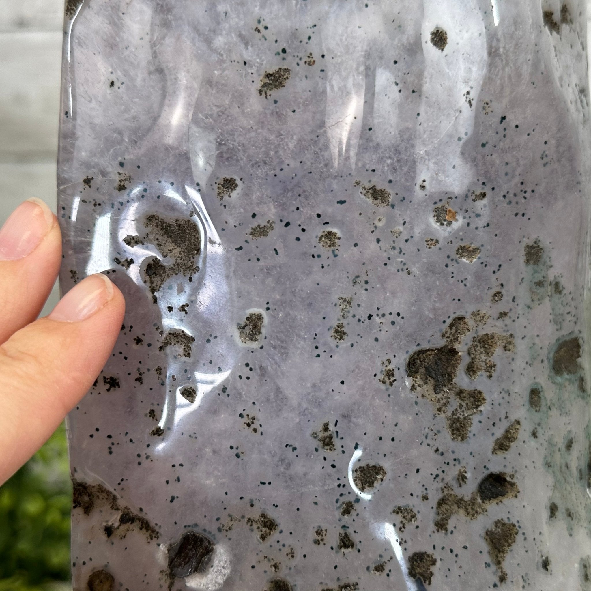 Extra Plus Quality Polished Brazilian Amethyst Cathedral, 27.8 lbs & 17.1" tall Model #5602-0156 by Brazil Gems - Brazil GemsBrazil GemsExtra Plus Quality Polished Brazilian Amethyst Cathedral, 27.8 lbs & 17.1" tall Model #5602-0156 by Brazil GemsPolished Cathedrals5602-0156