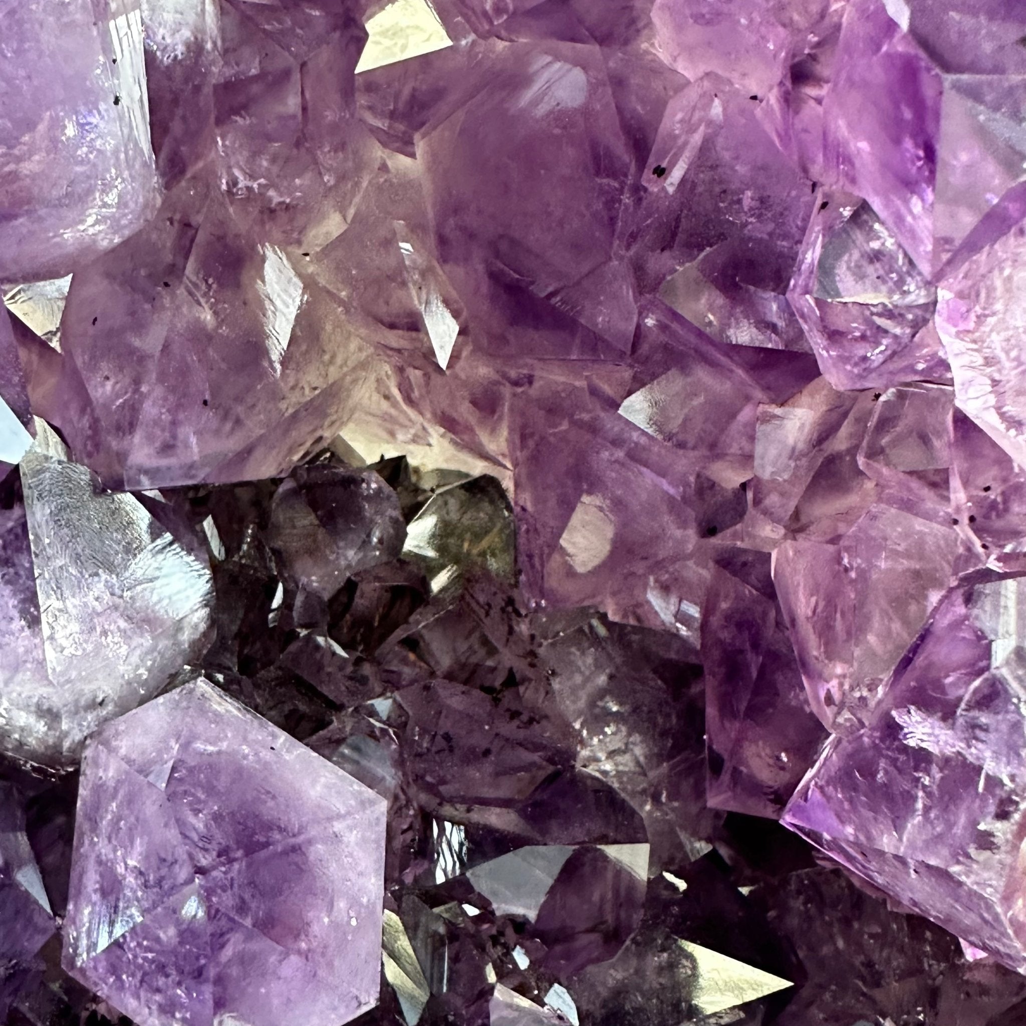 Extra Plus Quality Polished Brazilian Amethyst Cathedral, 27.8 lbs & 17.1" tall Model #5602-0156 by Brazil Gems - Brazil GemsBrazil GemsExtra Plus Quality Polished Brazilian Amethyst Cathedral, 27.8 lbs & 17.1" tall Model #5602-0156 by Brazil GemsPolished Cathedrals5602-0156