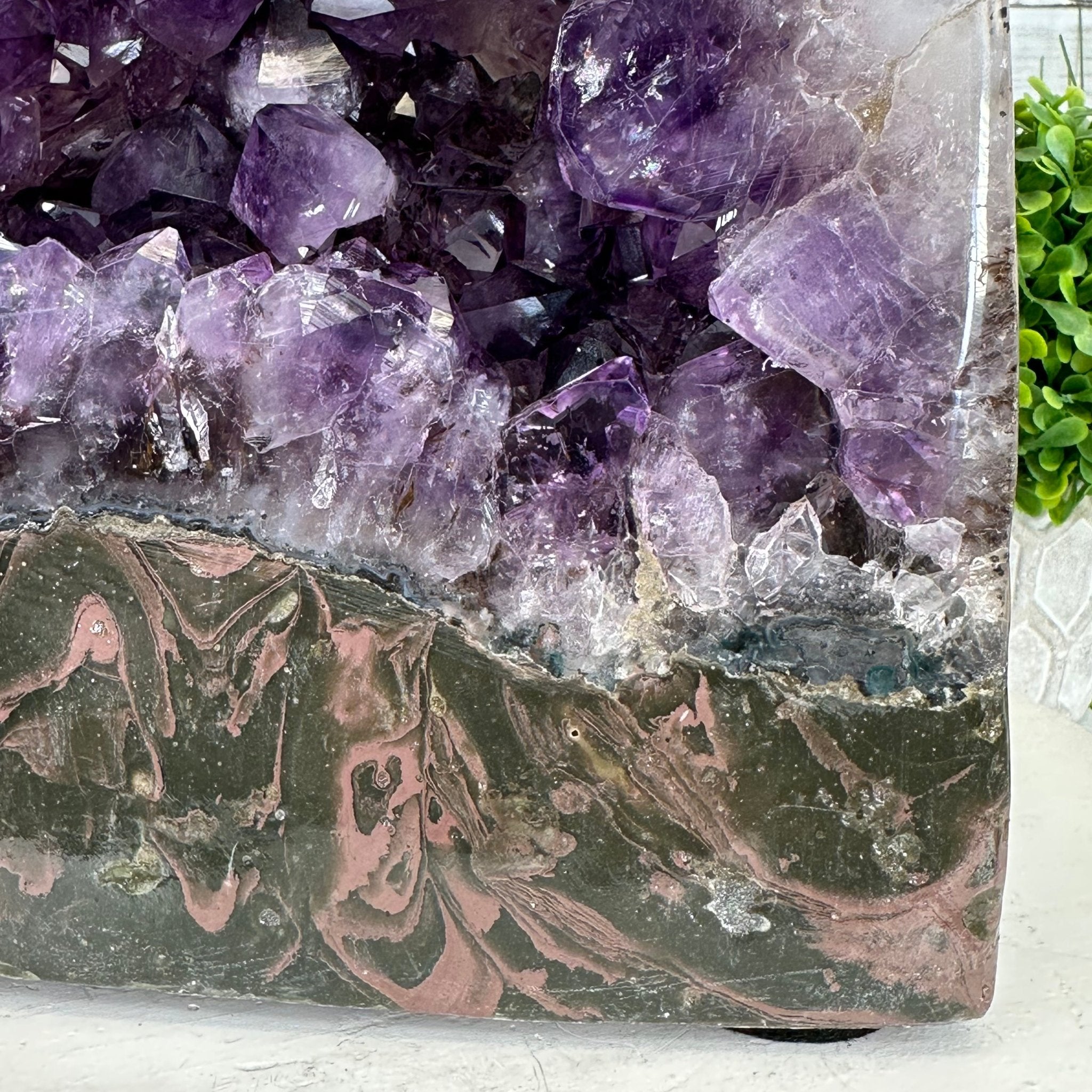 Extra Plus Quality Polished Brazilian Amethyst Cathedral, 27.8 lbs & 17.1" tall Model #5602-0156 by Brazil Gems - Brazil GemsBrazil GemsExtra Plus Quality Polished Brazilian Amethyst Cathedral, 27.8 lbs & 17.1" tall Model #5602-0156 by Brazil GemsPolished Cathedrals5602-0156