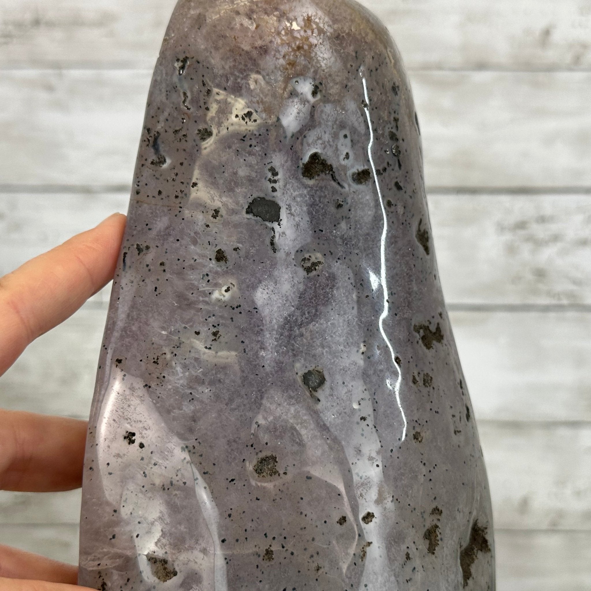 Extra Plus Quality Polished Brazilian Amethyst Cathedral, 27.8 lbs & 17.1" tall Model #5602-0156 by Brazil Gems - Brazil GemsBrazil GemsExtra Plus Quality Polished Brazilian Amethyst Cathedral, 27.8 lbs & 17.1" tall Model #5602-0156 by Brazil GemsPolished Cathedrals5602-0156