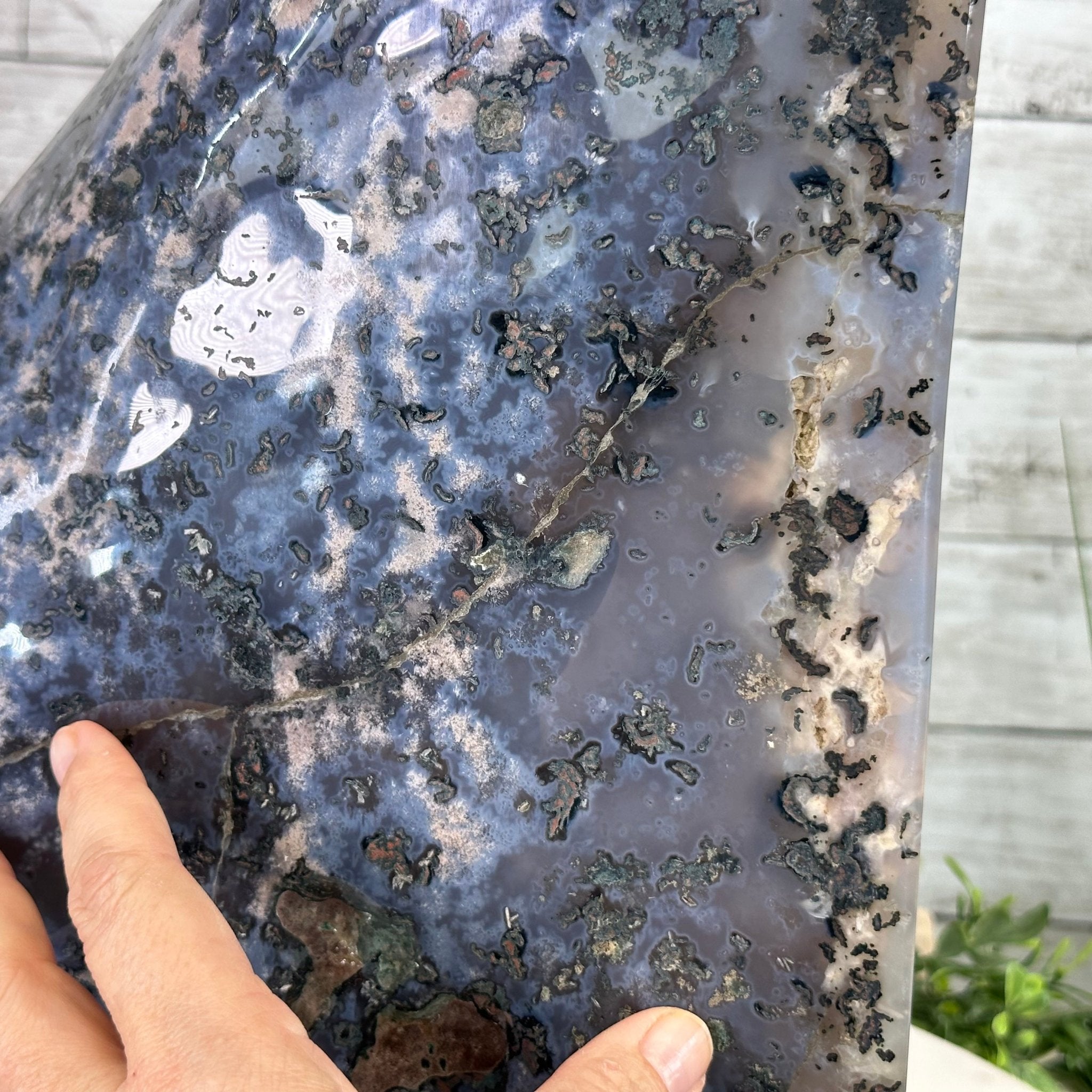 Extra Plus Quality Polished Brazilian Amethyst Cathedral, 46.6 lbs & 15.75" tall Model #5602-0193 by Brazil Gems - Brazil GemsBrazil GemsExtra Plus Quality Polished Brazilian Amethyst Cathedral, 46.6 lbs & 15.75" tall Model #5602-0193 by Brazil GemsPolished Cathedrals5602-0193