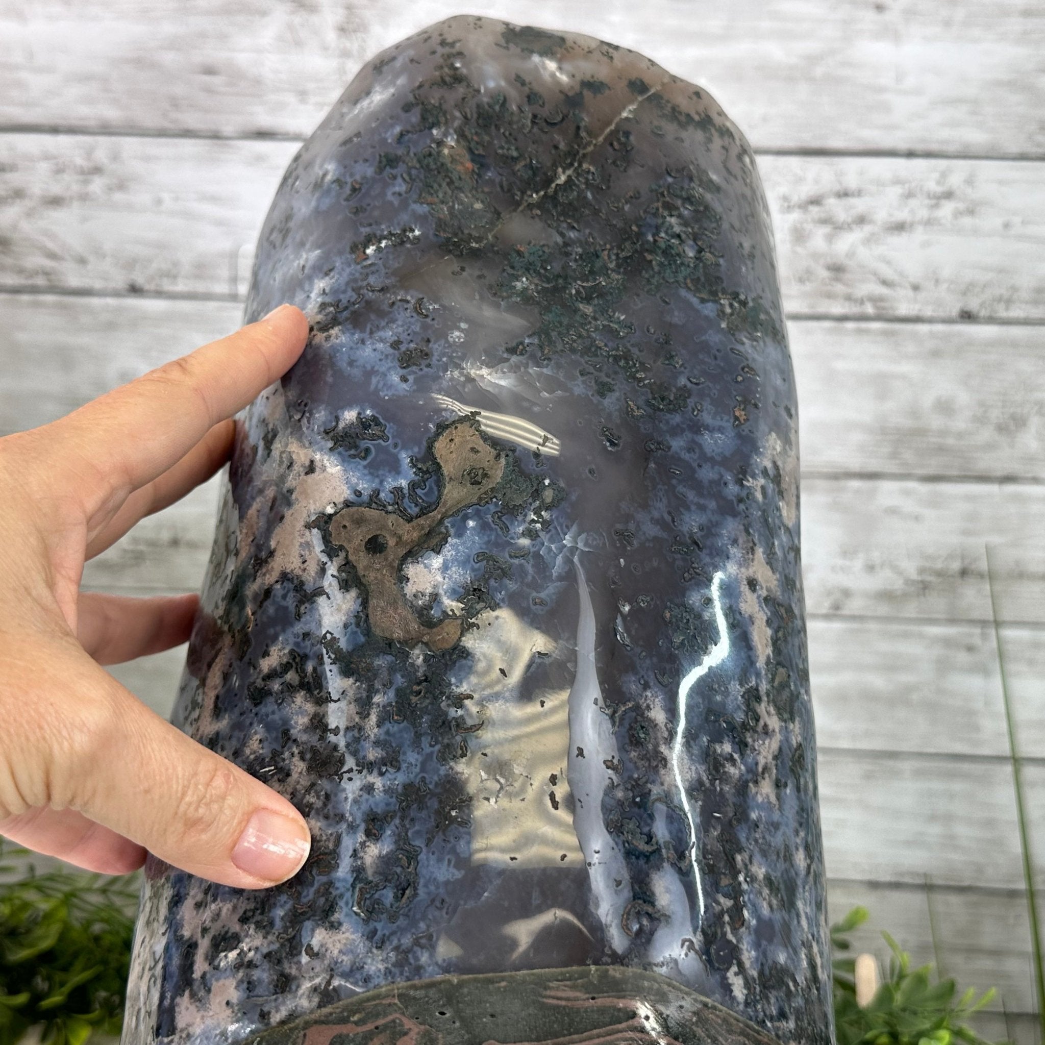 Extra Plus Quality Polished Brazilian Amethyst Cathedral, 46.6 lbs & 15.75" tall Model #5602-0193 by Brazil Gems - Brazil GemsBrazil GemsExtra Plus Quality Polished Brazilian Amethyst Cathedral, 46.6 lbs & 15.75" tall Model #5602-0193 by Brazil GemsPolished Cathedrals5602-0193