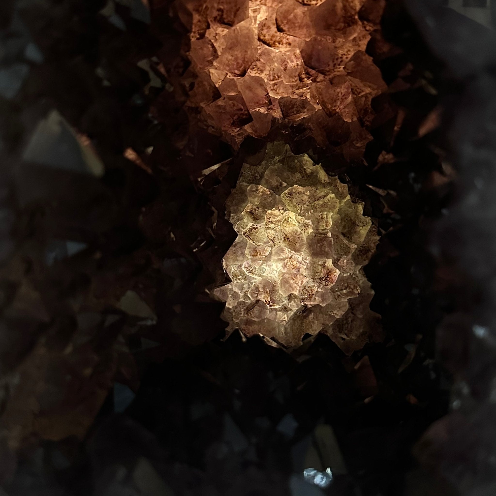 Extra Plus Quality Polished Brazilian Amethyst Cathedral, 46.6 lbs & 15.75" tall Model #5602-0193 by Brazil Gems - Brazil GemsBrazil GemsExtra Plus Quality Polished Brazilian Amethyst Cathedral, 46.6 lbs & 15.75" tall Model #5602-0193 by Brazil GemsPolished Cathedrals5602-0193