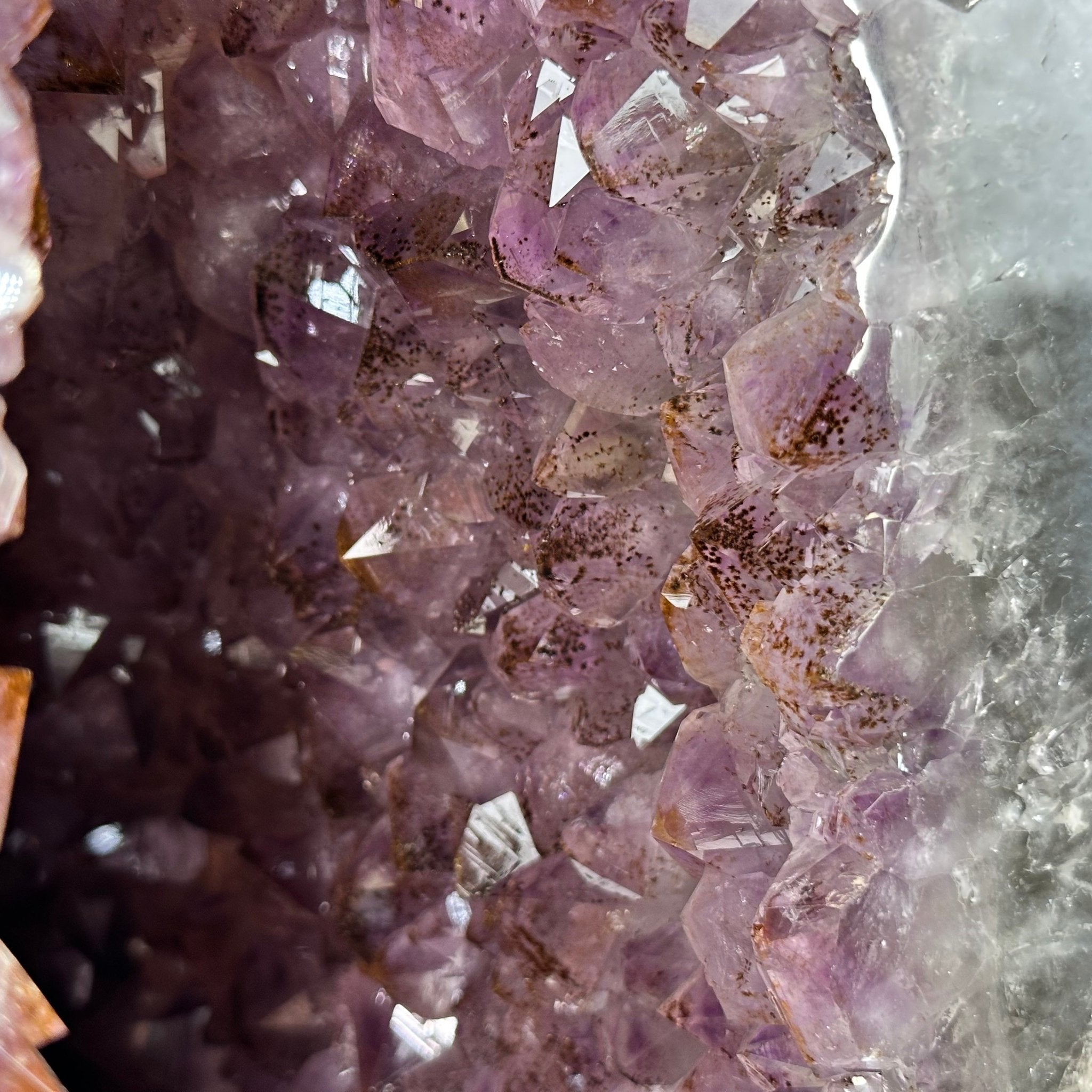 Extra Plus Quality Polished Brazilian Amethyst Cathedral, 46.6 lbs & 15.75" tall Model #5602-0193 by Brazil Gems - Brazil GemsBrazil GemsExtra Plus Quality Polished Brazilian Amethyst Cathedral, 46.6 lbs & 15.75" tall Model #5602-0193 by Brazil GemsPolished Cathedrals5602-0193