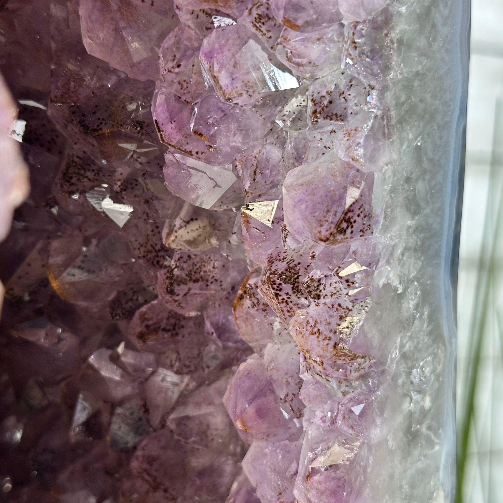 Extra Plus Quality Polished Brazilian Amethyst Cathedral, 46.6 lbs & 15.75" tall Model #5602-0193 by Brazil Gems - Brazil GemsBrazil GemsExtra Plus Quality Polished Brazilian Amethyst Cathedral, 46.6 lbs & 15.75" tall Model #5602-0193 by Brazil GemsPolished Cathedrals5602-0193