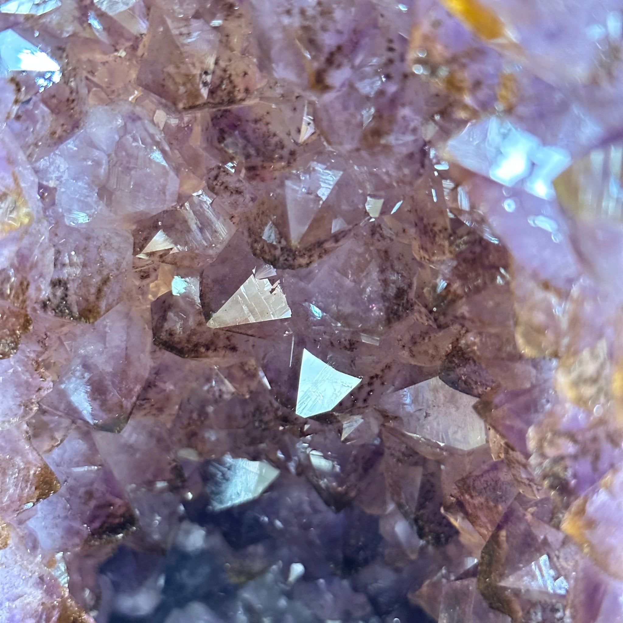 Extra Plus Quality Polished Brazilian Amethyst Cathedral, 46.6 lbs & 15.75" tall Model #5602-0193 by Brazil Gems - Brazil GemsBrazil GemsExtra Plus Quality Polished Brazilian Amethyst Cathedral, 46.6 lbs & 15.75" tall Model #5602-0193 by Brazil GemsPolished Cathedrals5602-0193