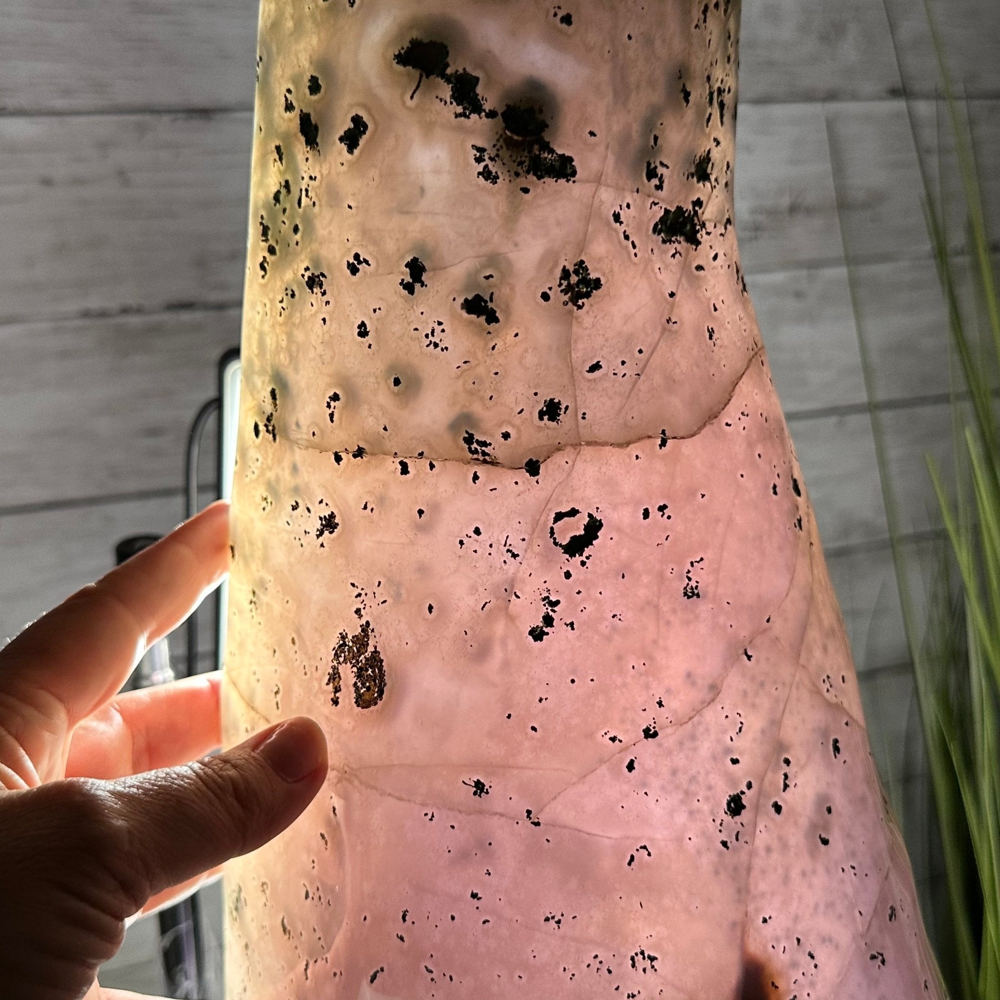 Extra Plus Quality Polished Brazilian Amethyst Cathedral, 69.6 lbs & 27.3" tall Model #5602-0120 by Brazil Gems - Brazil GemsBrazil GemsExtra Plus Quality Polished Brazilian Amethyst Cathedral, 69.6 lbs & 27.3" tall Model #5602-0120 by Brazil GemsPolished Cathedrals5602-0120