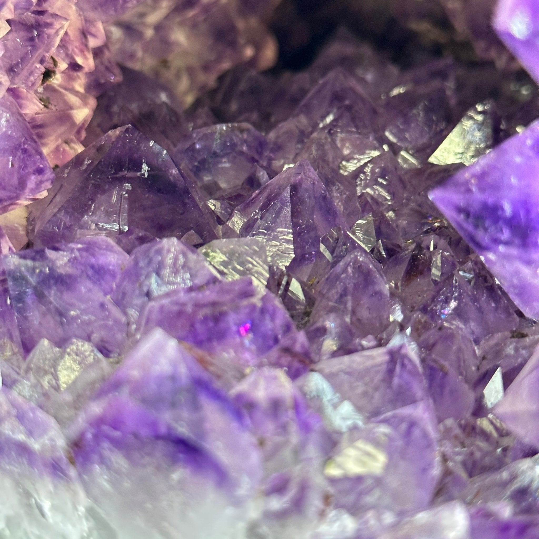 Extra Plus Quality Polished Brazilian Amethyst Cathedral, 69.6 lbs & 27.3" tall Model #5602-0120 by Brazil Gems - Brazil GemsBrazil GemsExtra Plus Quality Polished Brazilian Amethyst Cathedral, 69.6 lbs & 27.3" tall Model #5602-0120 by Brazil GemsPolished Cathedrals5602-0120