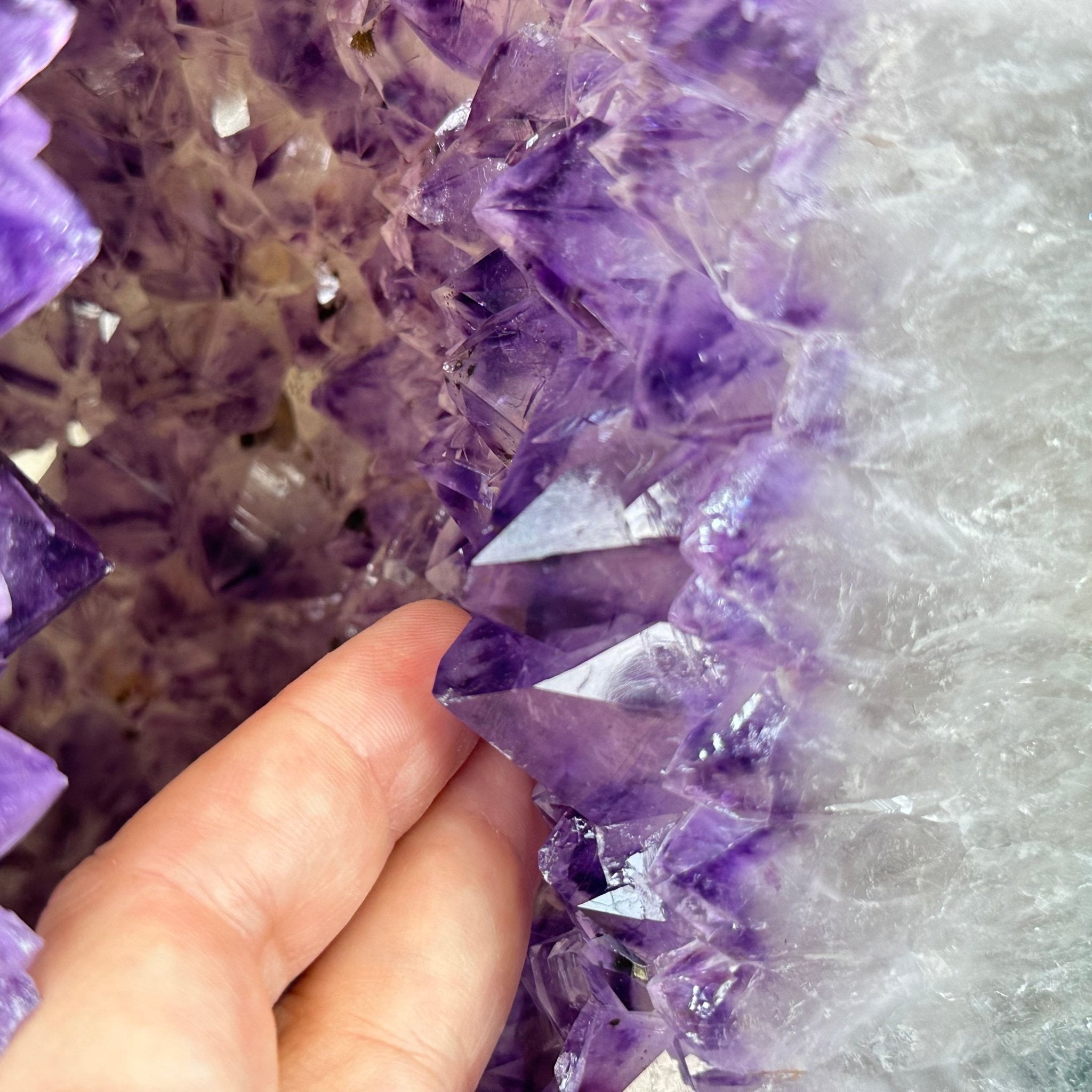 Extra Plus Quality Polished Brazilian Amethyst Cathedral, 69.6 lbs & 27.3" tall Model #5602-0120 by Brazil Gems - Brazil GemsBrazil GemsExtra Plus Quality Polished Brazilian Amethyst Cathedral, 69.6 lbs & 27.3" tall Model #5602-0120 by Brazil GemsPolished Cathedrals5602-0120