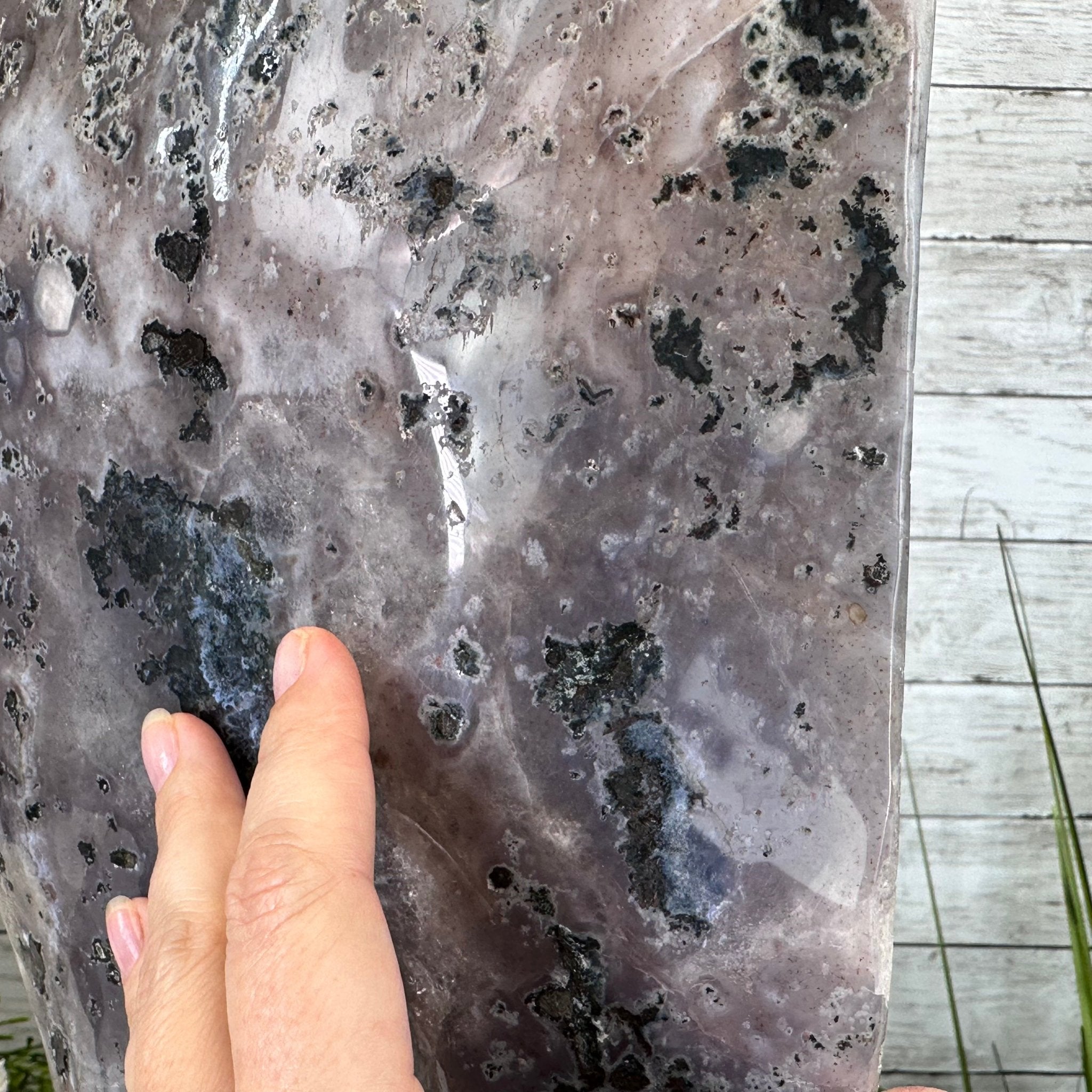 Extra Plus Quality Polished Brazilian Amethyst Cathedral, 78.9 lbs & 18.25" tall Model #5602-0179 by Brazil Gems - Brazil GemsBrazil GemsExtra Plus Quality Polished Brazilian Amethyst Cathedral, 78.9 lbs & 18.25" tall Model #5602-0179 by Brazil GemsPolished Cathedrals5602-0179