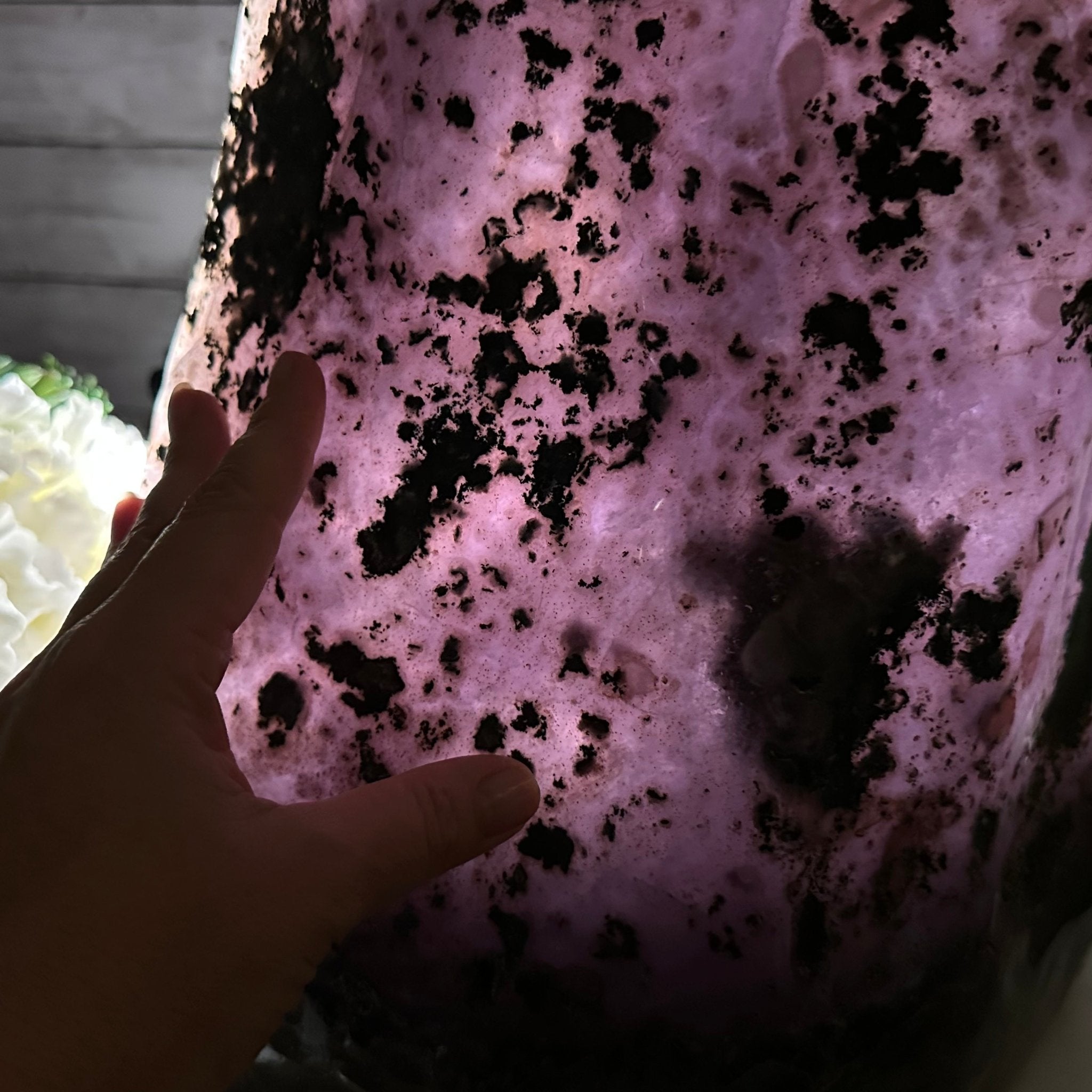 Extra Plus Quality Polished Brazilian Amethyst Cathedral, 78.9 lbs & 18.25" tall Model #5602-0179 by Brazil Gems - Brazil GemsBrazil GemsExtra Plus Quality Polished Brazilian Amethyst Cathedral, 78.9 lbs & 18.25" tall Model #5602-0179 by Brazil GemsPolished Cathedrals5602-0179