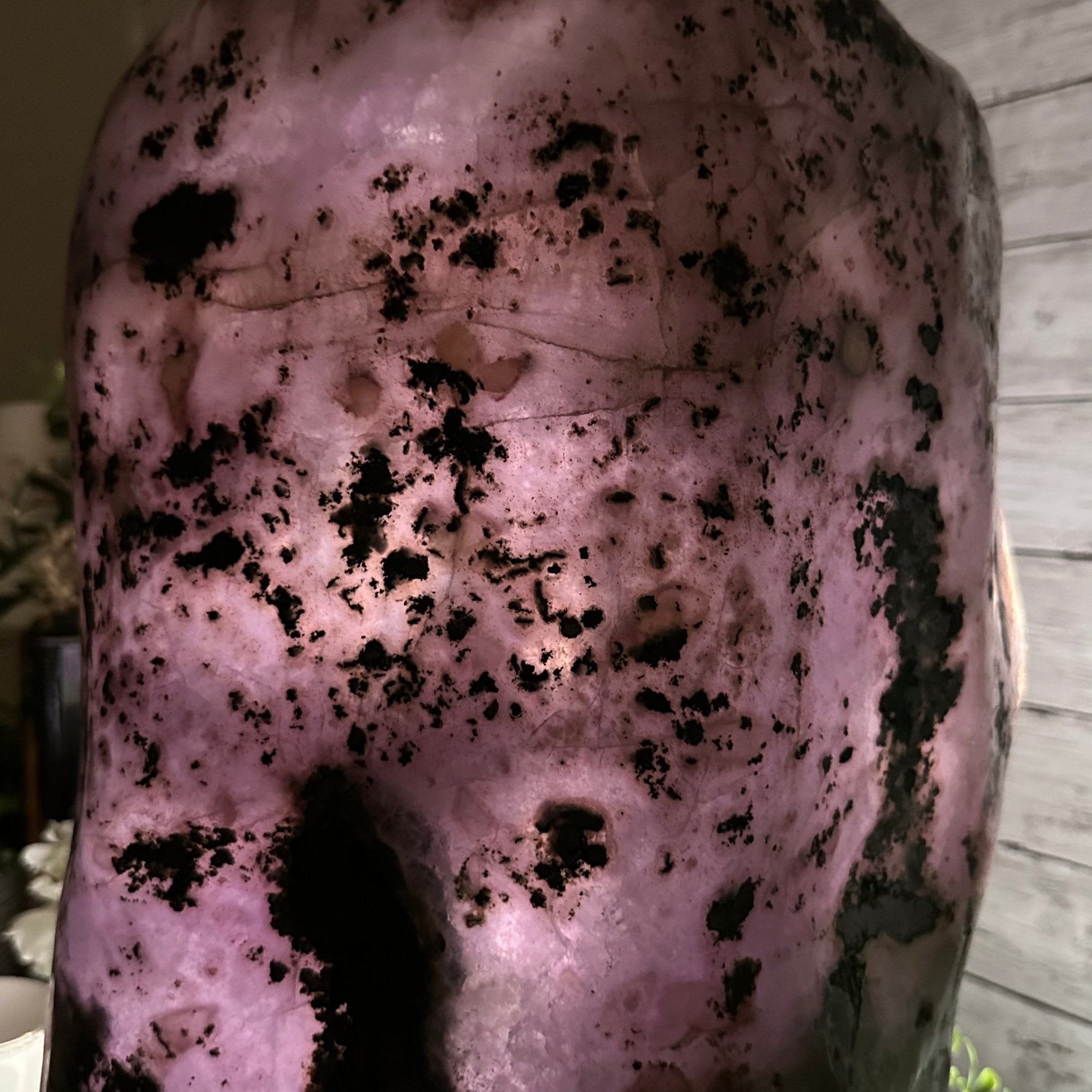 Extra Plus Quality Polished Brazilian Amethyst Cathedral, 78.9 lbs & 18.25" tall Model #5602-0179 by Brazil Gems - Brazil GemsBrazil GemsExtra Plus Quality Polished Brazilian Amethyst Cathedral, 78.9 lbs & 18.25" tall Model #5602-0179 by Brazil GemsPolished Cathedrals5602-0179