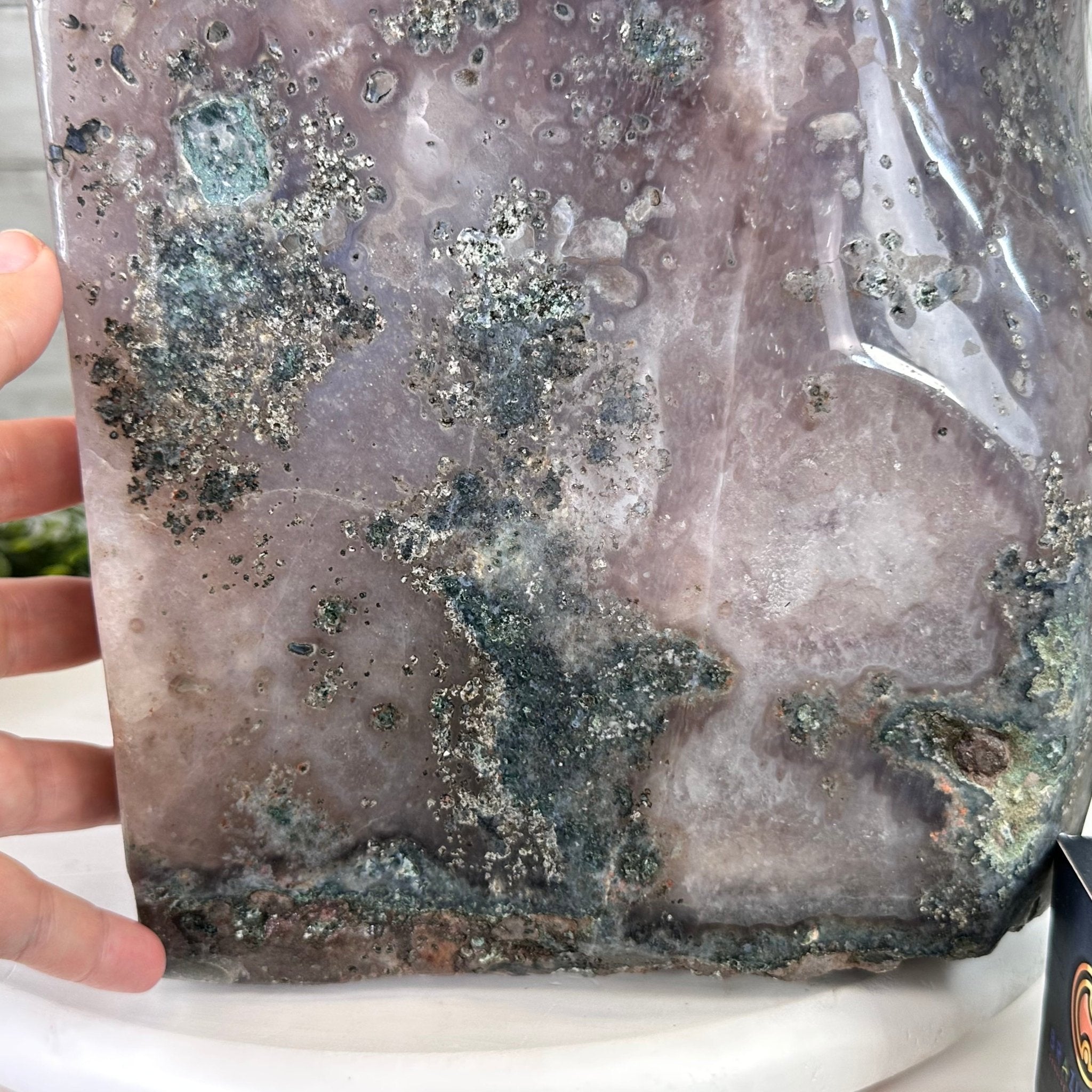 Extra Plus Quality Polished Brazilian Amethyst Cathedral, 81.9 lbs & 16.5" tall Model #5602-0180 by Brazil Gems - Brazil GemsBrazil GemsExtra Plus Quality Polished Brazilian Amethyst Cathedral, 81.9 lbs & 16.5" tall Model #5602-0180 by Brazil GemsPolished Cathedrals5602-0180