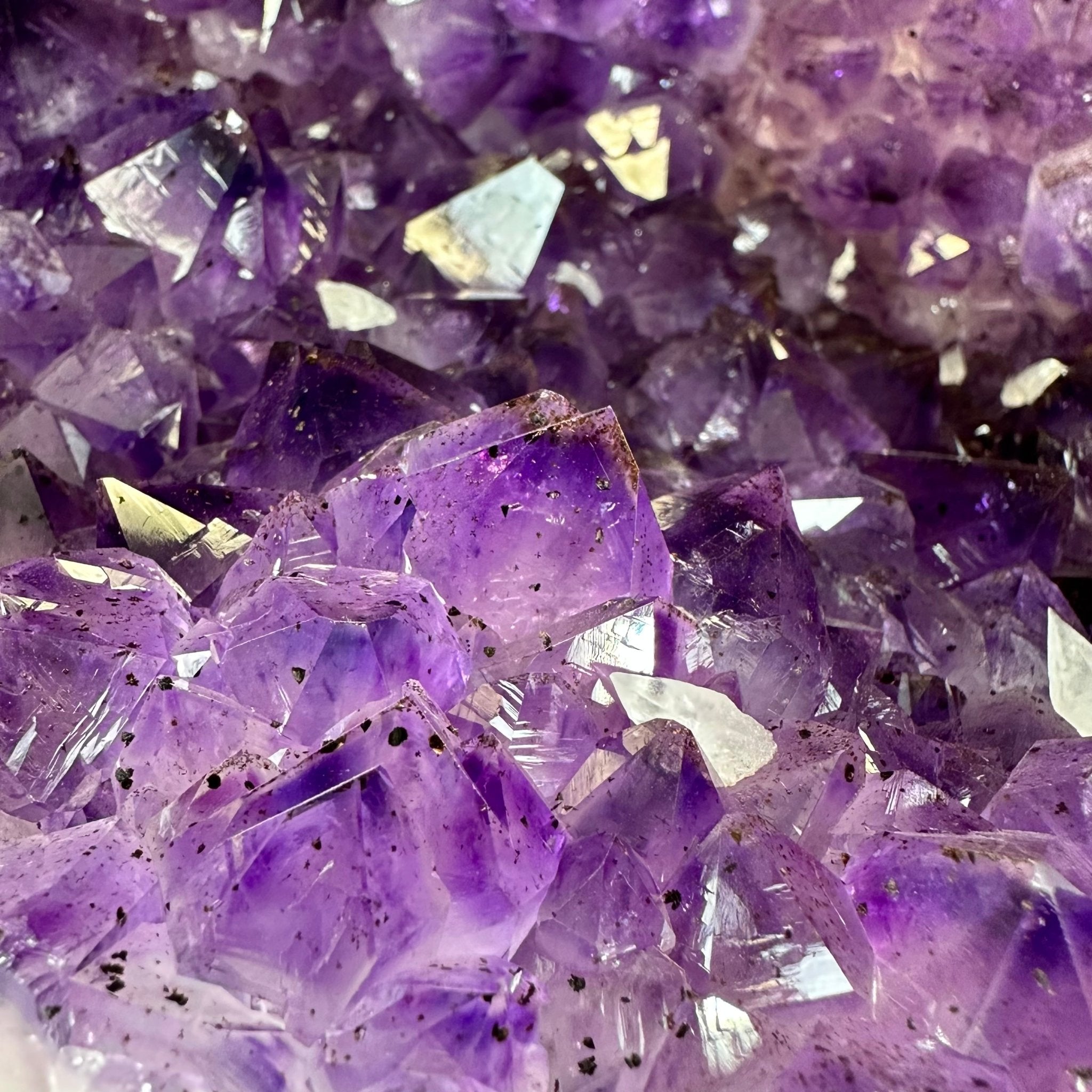 Extra Plus Quality Polished Brazilian Amethyst Cathedral, 81.9 lbs & 16.5" tall Model #5602-0180 by Brazil Gems - Brazil GemsBrazil GemsExtra Plus Quality Polished Brazilian Amethyst Cathedral, 81.9 lbs & 16.5" tall Model #5602-0180 by Brazil GemsPolished Cathedrals5602-0180