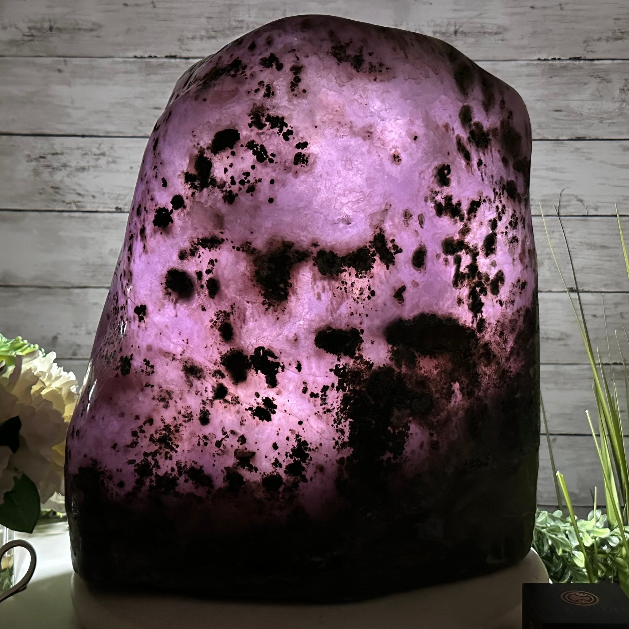 Extra Plus Quality Polished Brazilian Amethyst Cathedral, 81.9 lbs & 16.5" tall Model #5602-0180 by Brazil Gems - Brazil GemsBrazil GemsExtra Plus Quality Polished Brazilian Amethyst Cathedral, 81.9 lbs & 16.5" tall Model #5602-0180 by Brazil GemsPolished Cathedrals5602-0180