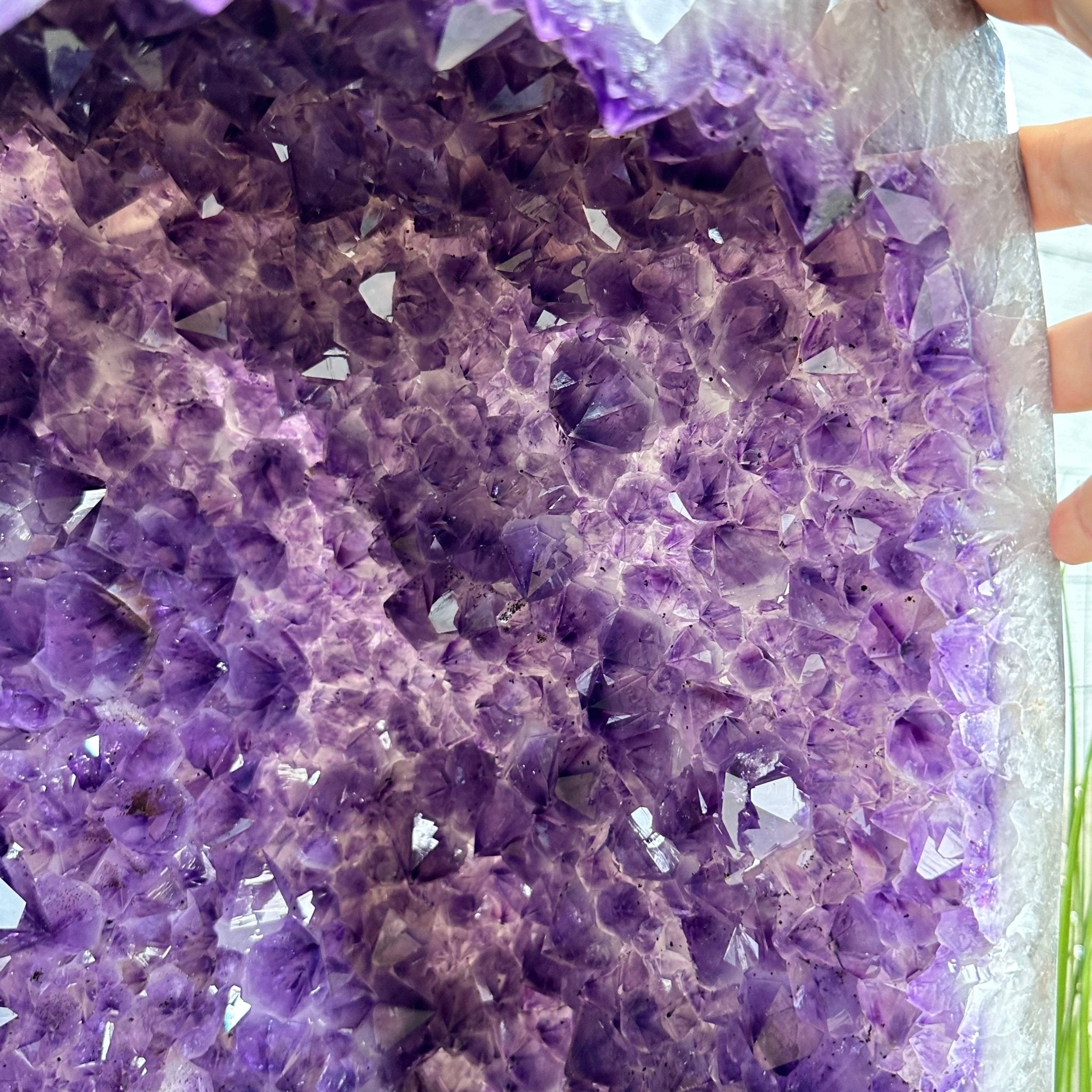 Extra Plus Quality Polished Brazilian Amethyst Cathedral, 81.9 lbs & 16.5" tall Model #5602-0180 by Brazil Gems - Brazil GemsBrazil GemsExtra Plus Quality Polished Brazilian Amethyst Cathedral, 81.9 lbs & 16.5" tall Model #5602-0180 by Brazil GemsPolished Cathedrals5602-0180