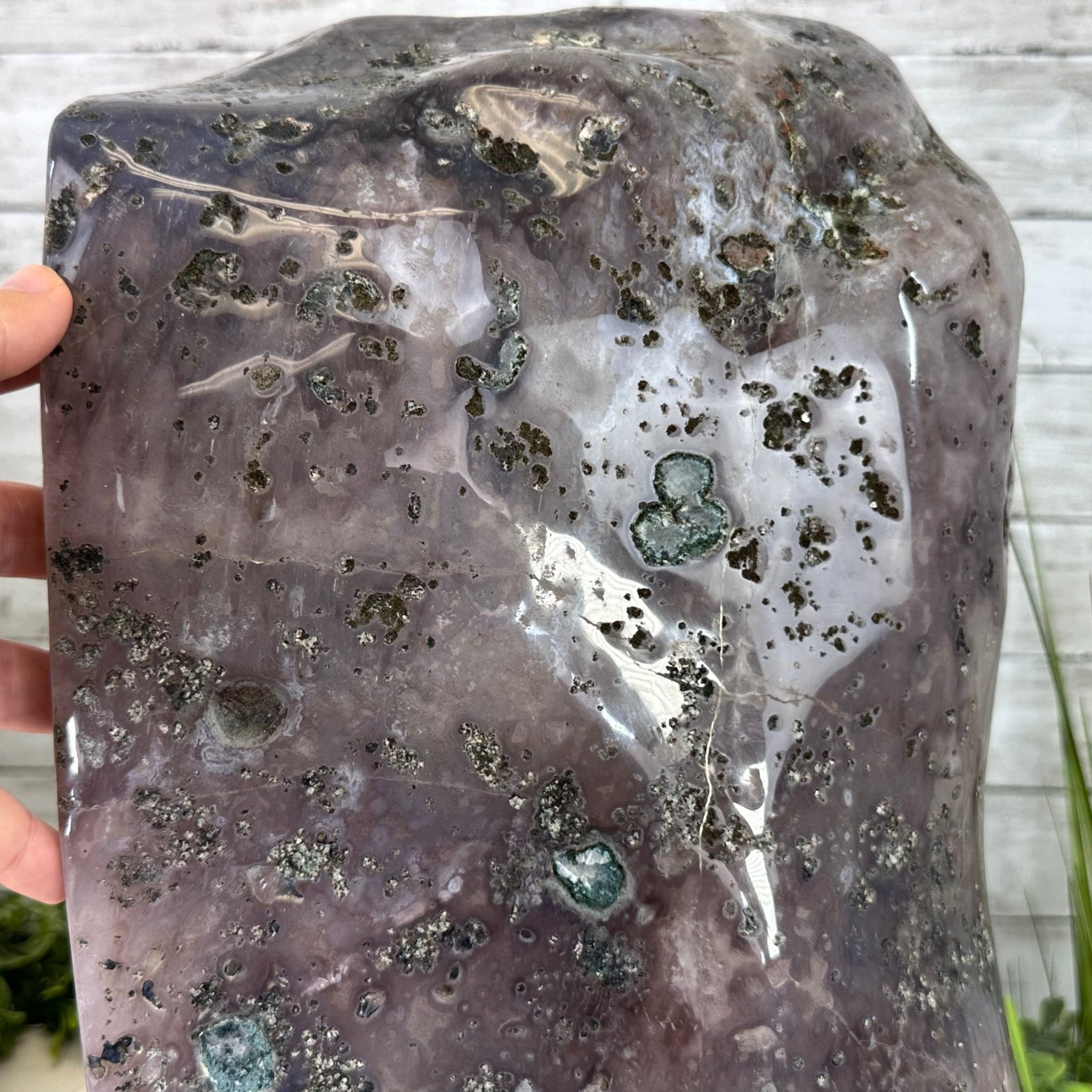 Extra Plus Quality Polished Brazilian Amethyst Cathedral, 81.9 lbs & 16.5" tall Model #5602-0180 by Brazil Gems - Brazil GemsBrazil GemsExtra Plus Quality Polished Brazilian Amethyst Cathedral, 81.9 lbs & 16.5" tall Model #5602-0180 by Brazil GemsPolished Cathedrals5602-0180