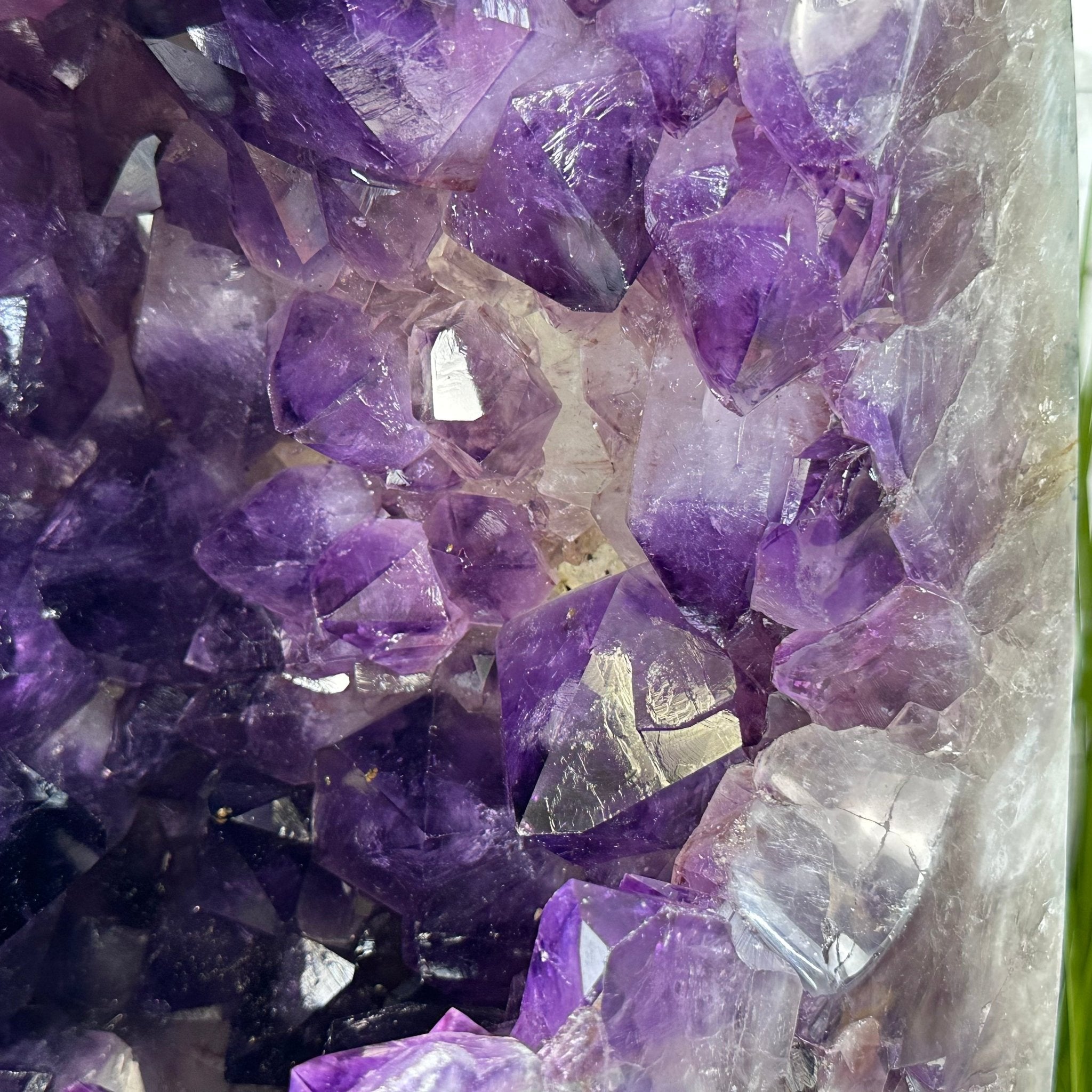 Extra Plus Quality Polished Brazilian Amethyst Cathedral, 85.4 lbs & 16.75" tall Model #5602-0044 by Brazil Gems - Brazil GemsBrazil GemsExtra Plus Quality Polished Brazilian Amethyst Cathedral, 85.4 lbs & 16.75" tall Model #5602-0044 by Brazil GemsPolished Cathedrals5602-0044