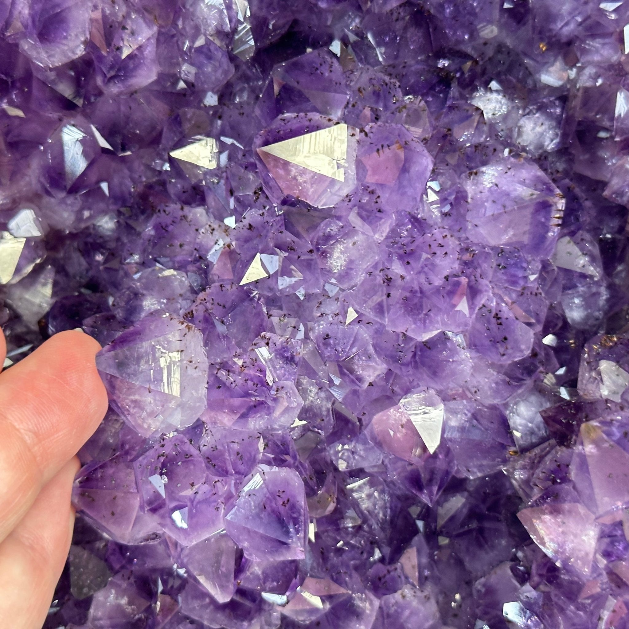 Extra Plus Quality Polished Brazilian Amethyst Cathedral, 96.2 lbs & 27.75" tall Model #5602-0057 by Brazil Gems - Brazil GemsBrazil GemsExtra Plus Quality Polished Brazilian Amethyst Cathedral, 96.2 lbs & 27.75" tall Model #5602-0057 by Brazil GemsPolished Cathedrals5602-0057