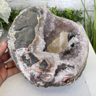 Extra Plus Quality Unique Uruguayan Amethyst Geode, 4.25” tall & 14.3 lbs #5520-0017 by Brazil Gems - Brazil GemsBrazil GemsExtra Plus Quality Unique Uruguayan Amethyst Geode, 4.25” tall & 14.3 lbs #5520-0017 by Brazil GemsClusters: Unique & Freeform5520-0017