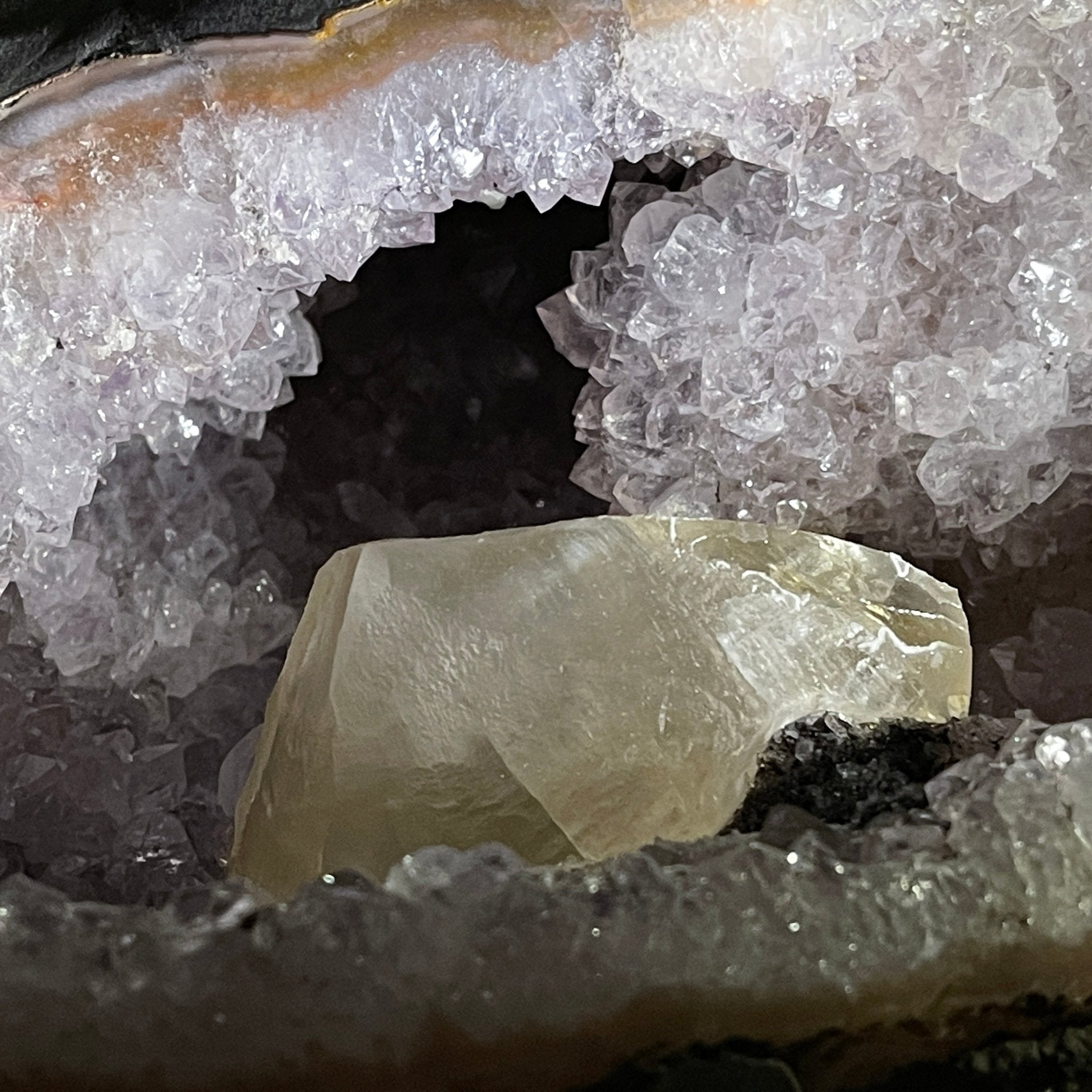 Extra Plus Quality Unique Uruguayan Amethyst Geode, 4.25” tall & 14.3 lbs #5520-0017 by Brazil Gems - Brazil GemsBrazil GemsExtra Plus Quality Unique Uruguayan Amethyst Geode, 4.25” tall & 14.3 lbs #5520-0017 by Brazil GemsClusters: Unique & Freeform5520-0017