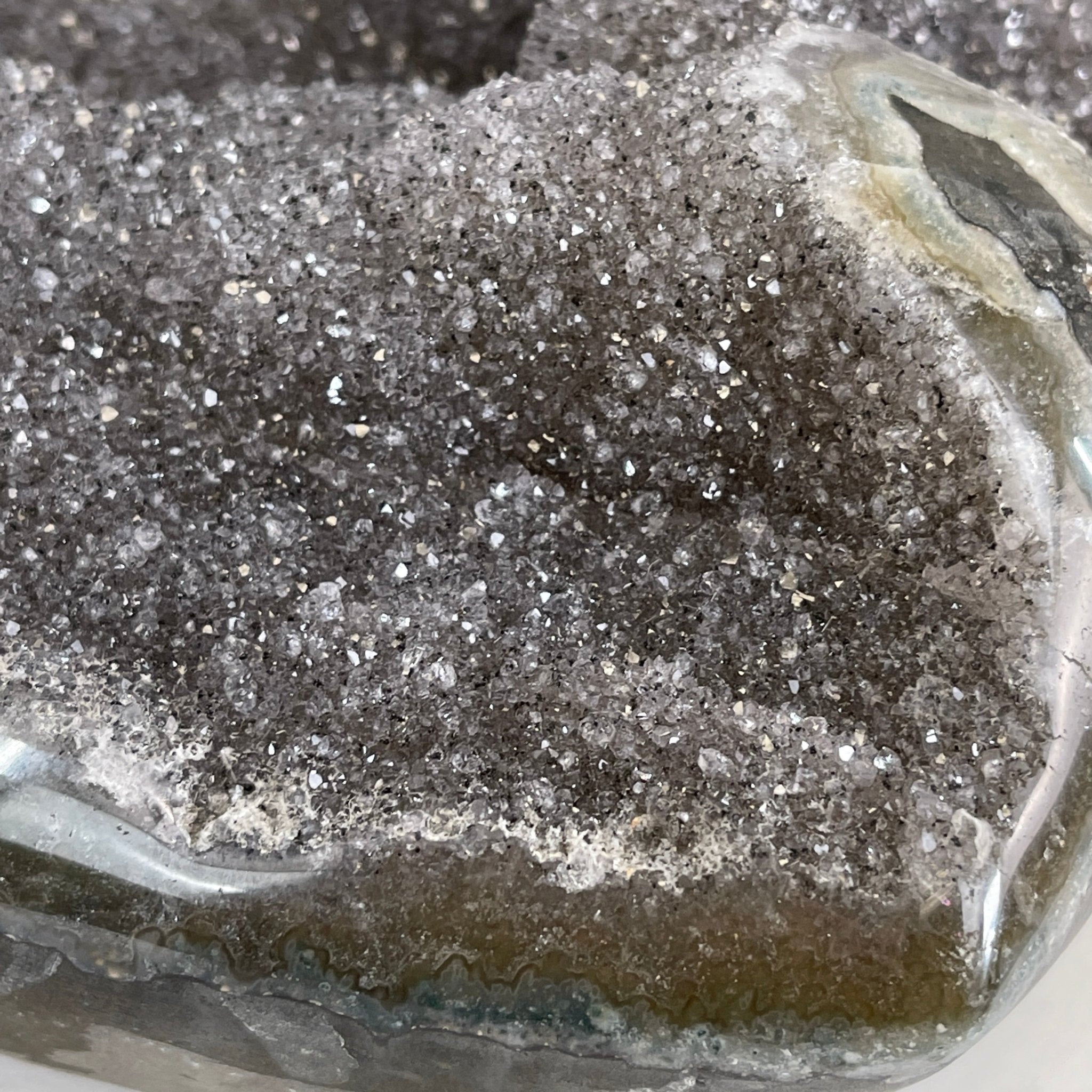 Extra Plus Quality Unique Uruguayan Amethyst Geode, 4.5” tall & 6 lbs #5520-0012 by Brazil Gems - Brazil GemsBrazil GemsExtra Plus Quality Unique Uruguayan Amethyst Geode, 4.5” tall & 6 lbs #5520-0012 by Brazil GemsClusters: Unique & Freeform5520-0012
