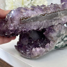 Extra Plus Quality Unique Uruguayan Amethyst Geode, 5.5” tall & 14.2 lbs #5520-0016 by Brazil Gems - Brazil GemsBrazil GemsExtra Plus Quality Unique Uruguayan Amethyst Geode, 5.5” tall & 14.2 lbs #5520-0016 by Brazil GemsClusters: Unique & Freeform5520-0016