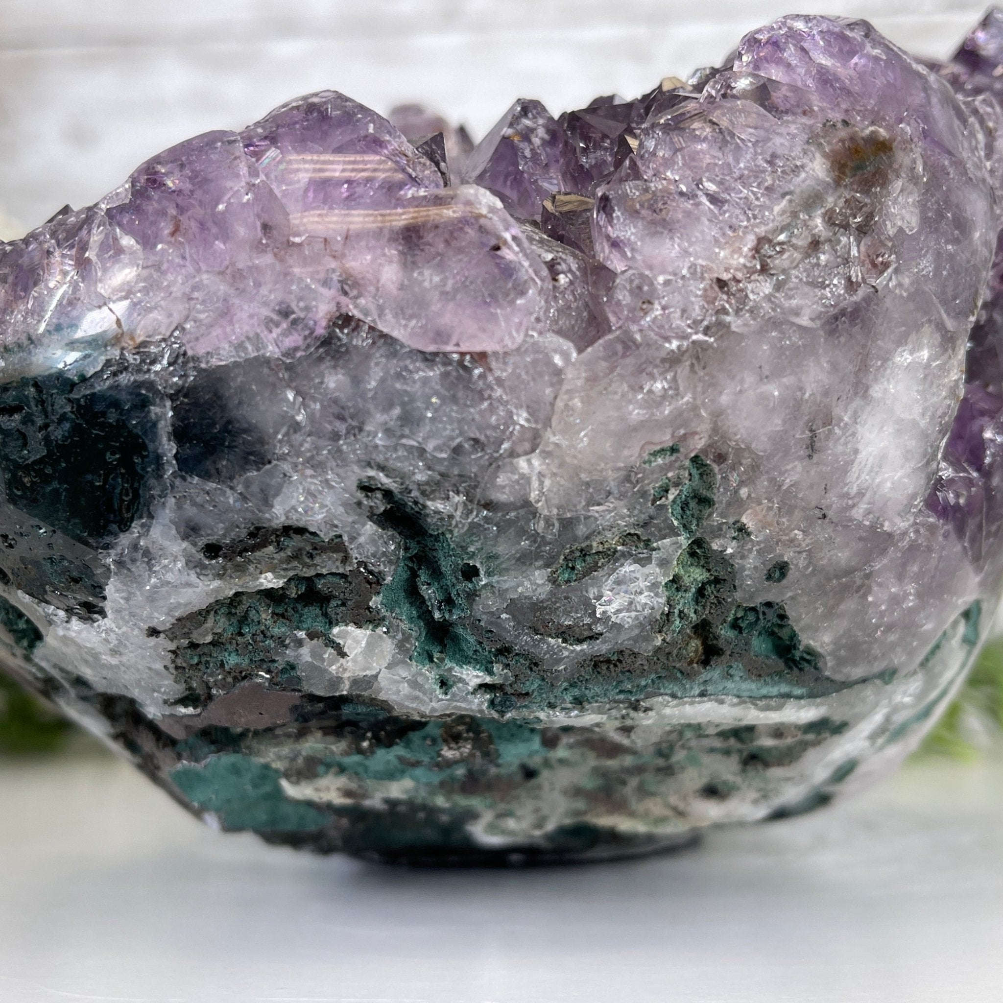 Extra Plus Quality Unique Uruguayan Amethyst Geode, 5.5” tall & 14.2 lbs #5520-0016 by Brazil Gems - Brazil GemsBrazil GemsExtra Plus Quality Unique Uruguayan Amethyst Geode, 5.5” tall & 14.2 lbs #5520-0016 by Brazil GemsClusters: Unique & Freeform5520-0016