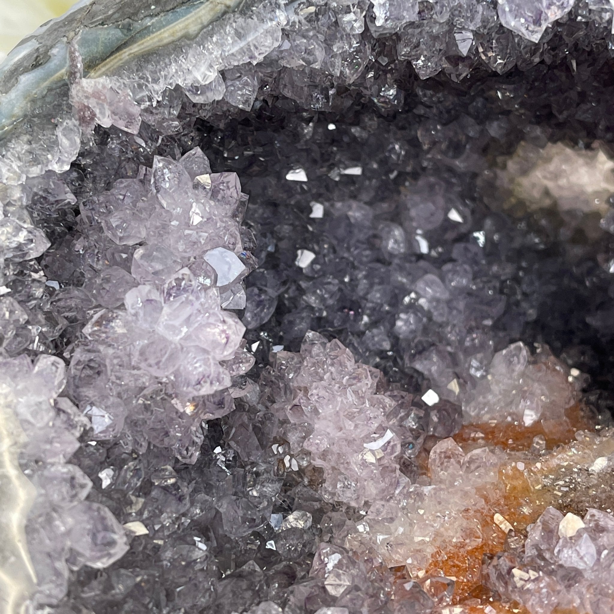 Extra Plus Quality Unique Uruguayan Amethyst Geode, 6.75” tall & 21.3 lbs #5520-0021 by Brazil Gems - Brazil GemsBrazil GemsExtra Plus Quality Unique Uruguayan Amethyst Geode, 6.75” tall & 21.3 lbs #5520-0021 by Brazil GemsClusters: Unique & Freeform5520-0021