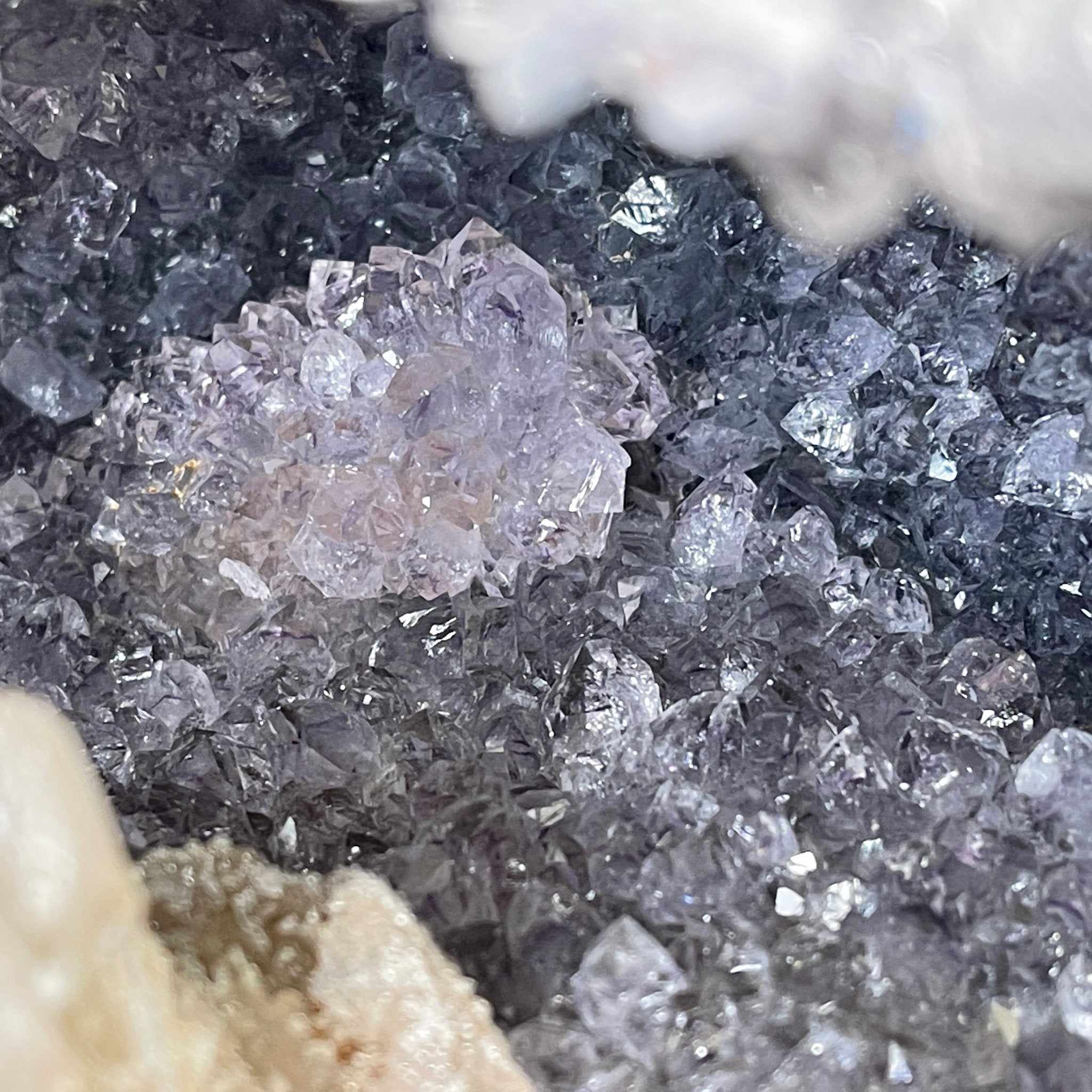 Extra Plus Quality Unique Uruguayan Amethyst Geode, 6.75” tall & 21.3 lbs #5520-0021 by Brazil Gems - Brazil GemsBrazil GemsExtra Plus Quality Unique Uruguayan Amethyst Geode, 6.75” tall & 21.3 lbs #5520-0021 by Brazil GemsClusters: Unique & Freeform5520-0021