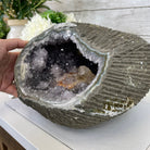 Extra Plus Quality Unique Uruguayan Amethyst Geode, 6.75” tall & 21.3 lbs #5520-0021 by Brazil Gems - Brazil GemsBrazil GemsExtra Plus Quality Unique Uruguayan Amethyst Geode, 6.75” tall & 21.3 lbs #5520-0021 by Brazil GemsClusters: Unique & Freeform5520-0021