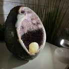 Extra Plus Quality Unique Uruguayan Amethyst Geode, 7” tall & 7.6 lbs #5520-0014 by Brazil Gems - Brazil GemsBrazil GemsExtra Plus Quality Unique Uruguayan Amethyst Geode, 7” tall & 7.6 lbs #5520-0014 by Brazil GemsClusters: Unique & Freeform5520-0014