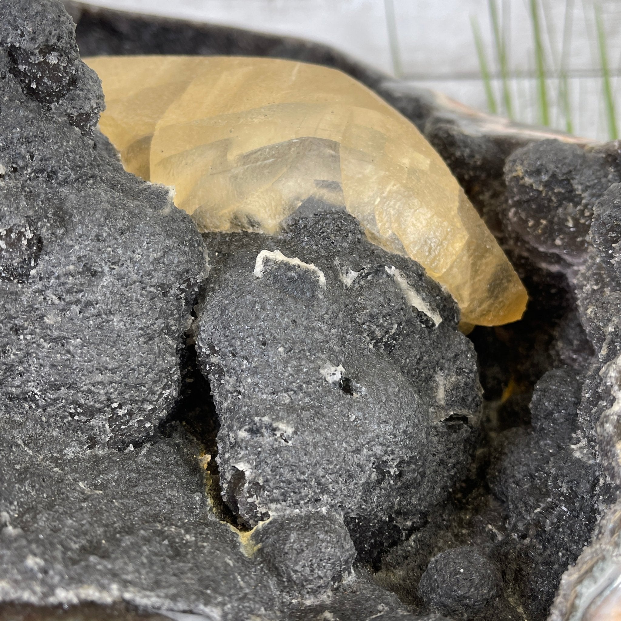 Extra Plus Quality Unique Uruguayan Amethyst Geode, 7.5” tall & 43.3 lbs #5520-0022 by Brazil Gems - Brazil GemsBrazil GemsExtra Plus Quality Unique Uruguayan Amethyst Geode, 7.5” tall & 43.3 lbs #5520-0022 by Brazil GemsClusters: Unique & Freeform5520-0022