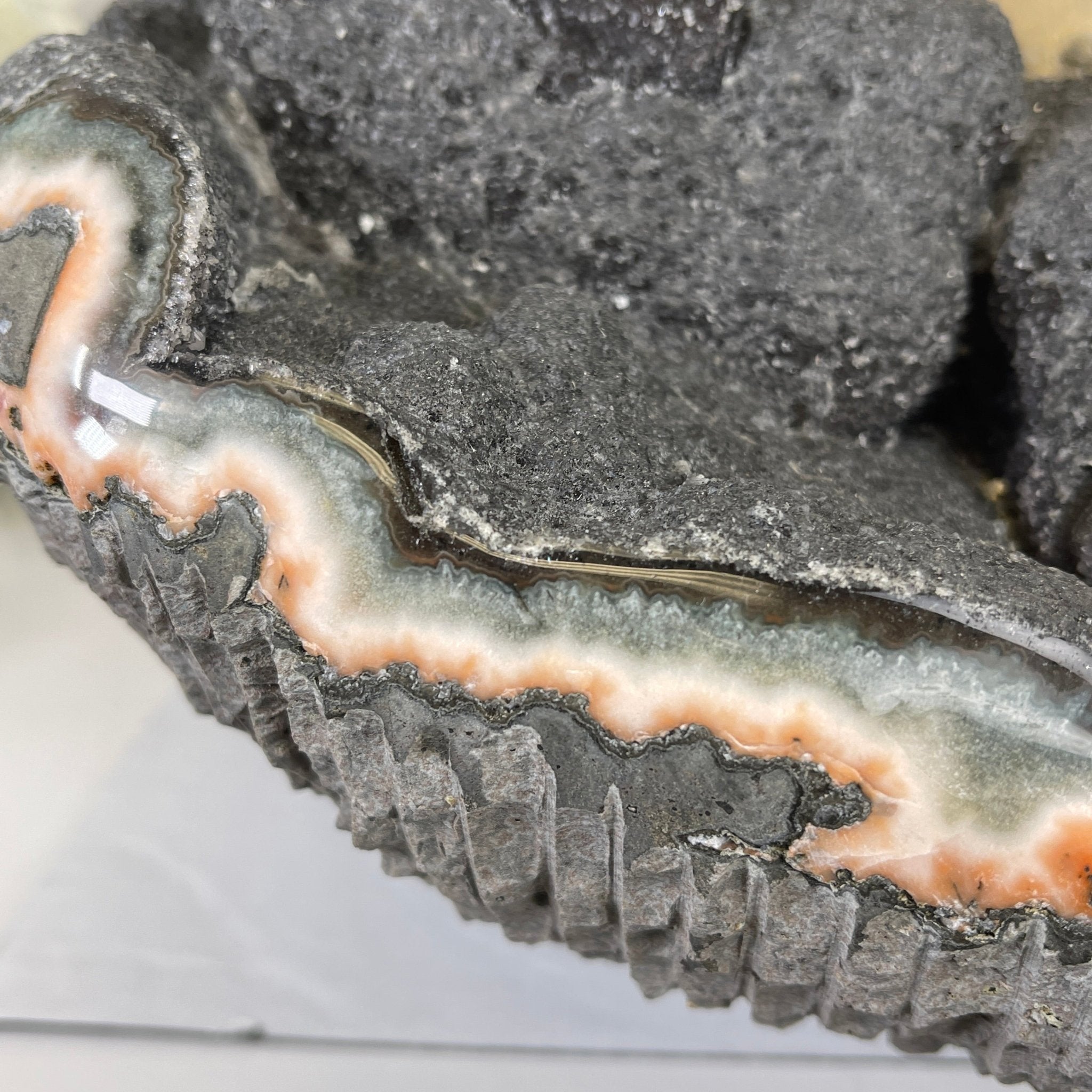 Extra Plus Quality Unique Uruguayan Amethyst Geode, 7.5” tall & 43.3 lbs #5520-0022 by Brazil Gems - Brazil GemsBrazil GemsExtra Plus Quality Unique Uruguayan Amethyst Geode, 7.5” tall & 43.3 lbs #5520-0022 by Brazil GemsClusters: Unique & Freeform5520-0022