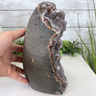 Extra Plus Quality Unique Uruguayan Amethyst Geode, 9” tall & 14.4 lbs #5520-0018 by Brazil Gems - Brazil GemsBrazil GemsExtra Plus Quality Unique Uruguayan Amethyst Geode, 9” tall & 14.4 lbs #5520-0018 by Brazil GemsClusters: Unique & Freeform5520-0018
