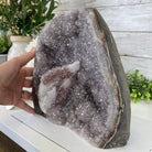 Extra Plus Quality Unique Uruguayan Amethyst Geode, 9.75” tall & 19.4 lbs #5520-0020 by Brazil Gems - Brazil GemsBrazil GemsExtra Plus Quality Unique Uruguayan Amethyst Geode, 9.75” tall & 19.4 lbs #5520-0020 by Brazil GemsClusters: Unique & Freeform5520-0020