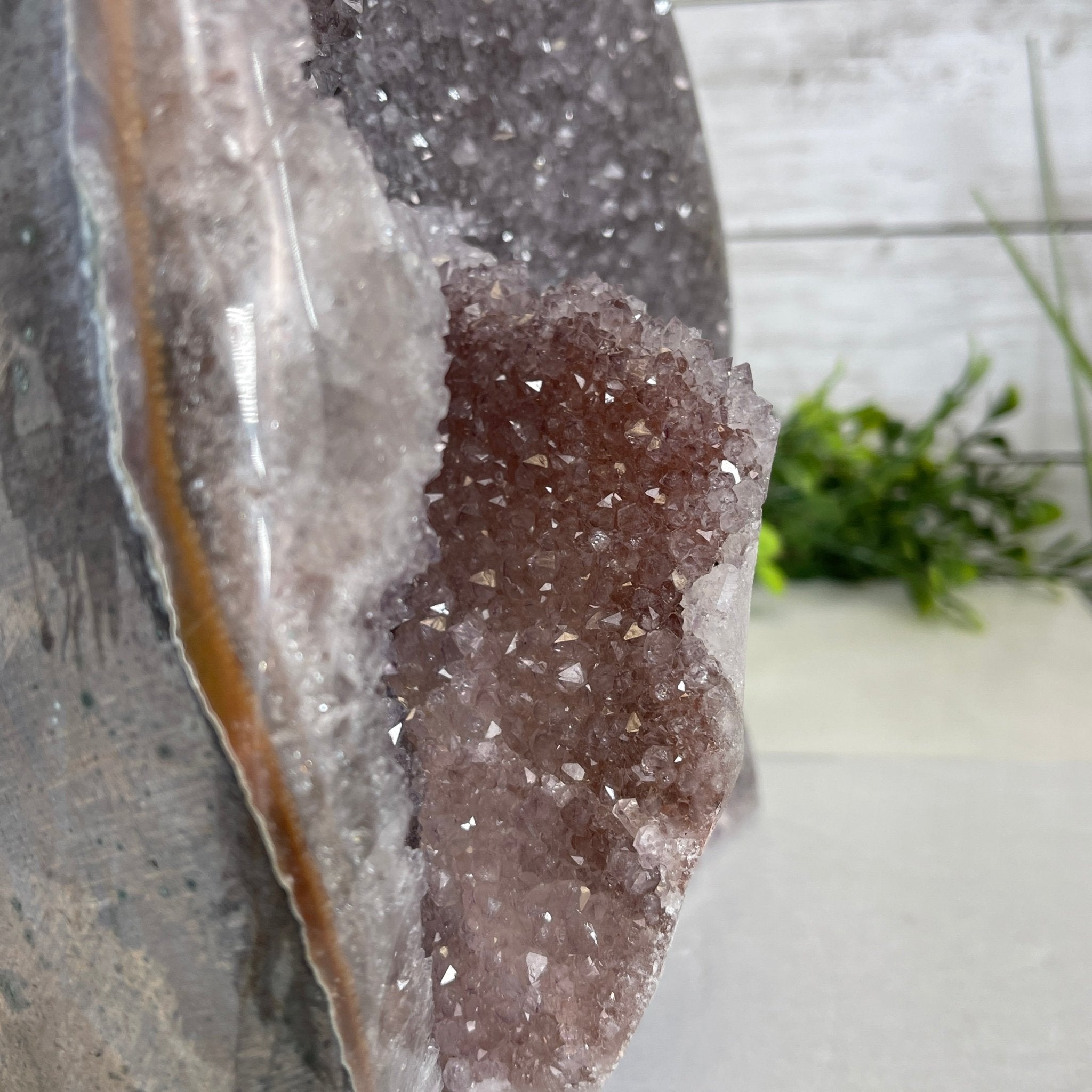 Extra Plus Quality Unique Uruguayan Amethyst Geode, 9.75” tall & 19.4 lbs #5520-0020 by Brazil Gems - Brazil GemsBrazil GemsExtra Plus Quality Unique Uruguayan Amethyst Geode, 9.75” tall & 19.4 lbs #5520-0020 by Brazil GemsClusters: Unique & Freeform5520-0020