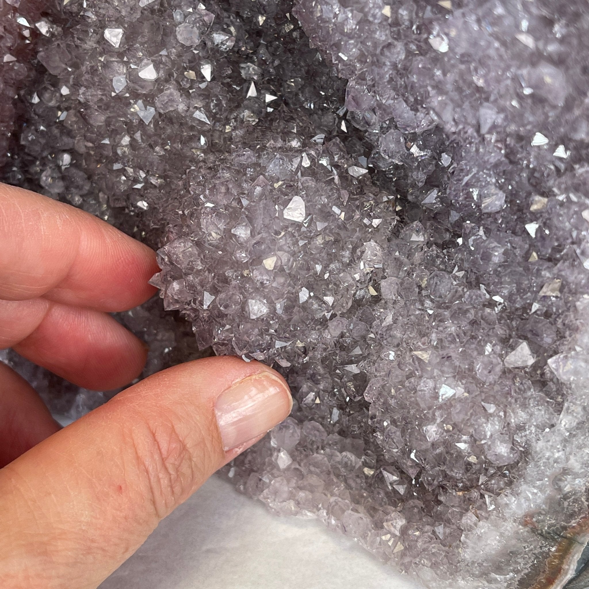 Extra Plus Quality Unique Uruguayan Amethyst Geode, 9.75” tall & 19.4 lbs #5520-0020 by Brazil Gems - Brazil GemsBrazil GemsExtra Plus Quality Unique Uruguayan Amethyst Geode, 9.75” tall & 19.4 lbs #5520-0020 by Brazil GemsClusters: Unique & Freeform5520-0020