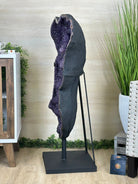 Extra Plus Uruguayan Amethyst Cluster on a Metal Base, 167.6 lbs & 41.1" Tall, #5491 - 0249 - Brazil GemsBrazil GemsExtra Plus Uruguayan Amethyst Cluster on a Metal Base, 167.6 lbs & 41.1" Tall, #5491 - 0249Clusters on Fixed Bases5491 - 0249
