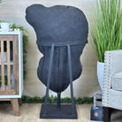 Extra Plus Uruguayan Amethyst Cluster on a Metal Base, 167.6 lbs & 41.1" Tall, #5491 - 0249 - Brazil GemsBrazil GemsExtra Plus Uruguayan Amethyst Cluster on a Metal Base, 167.6 lbs & 41.1" Tall, #5491 - 0249Clusters on Fixed Bases5491 - 0249